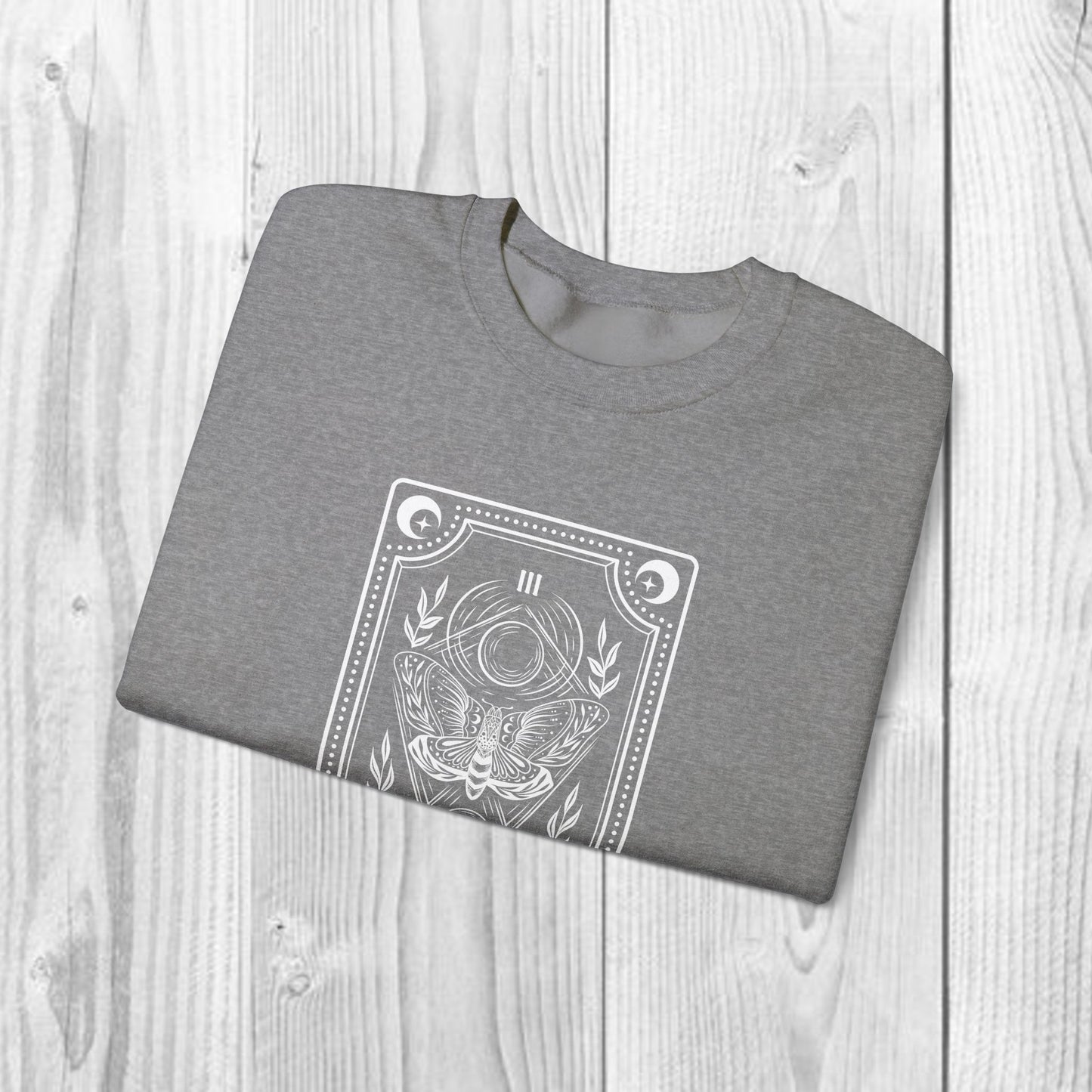 The Empress Tarot Adult Unisex Heavy Blend™ Crewneck Sweatshirt in 7 colors