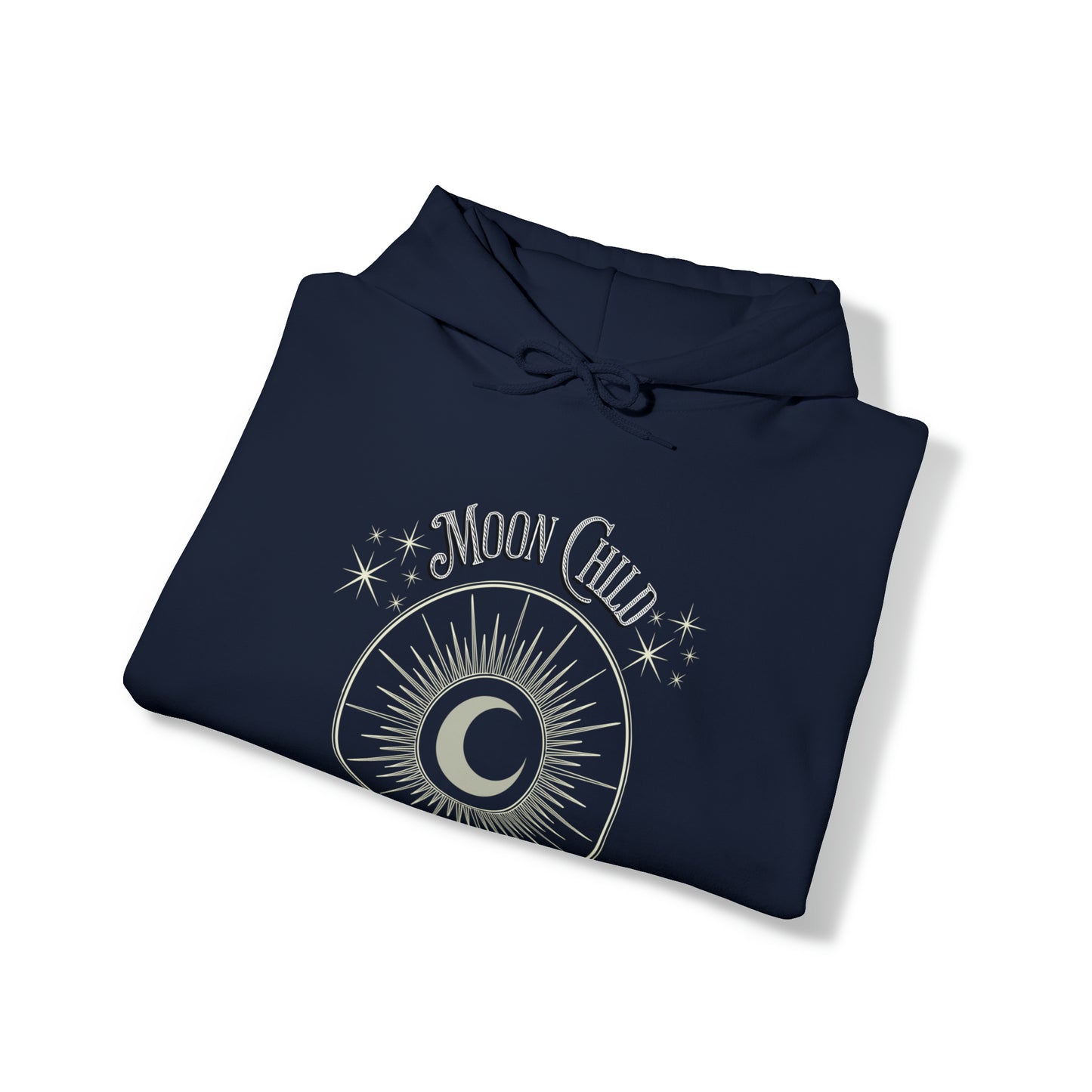 SolLingo Hoodie Moon Child Adult Unisex Heavy Blend™ Hooded Sweatshirt in 8 colors