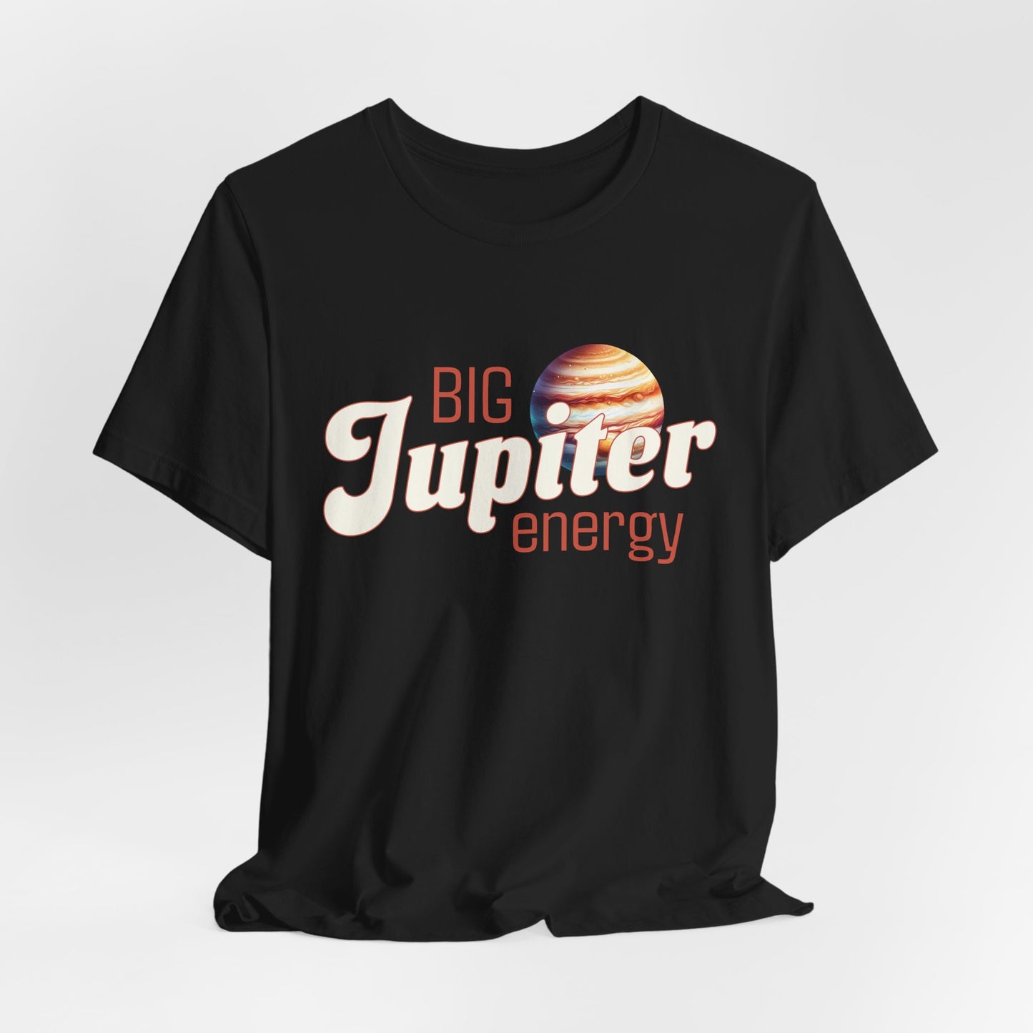Big Jupiter Energy Adult Unisex Jersey Short Sleeve Tee