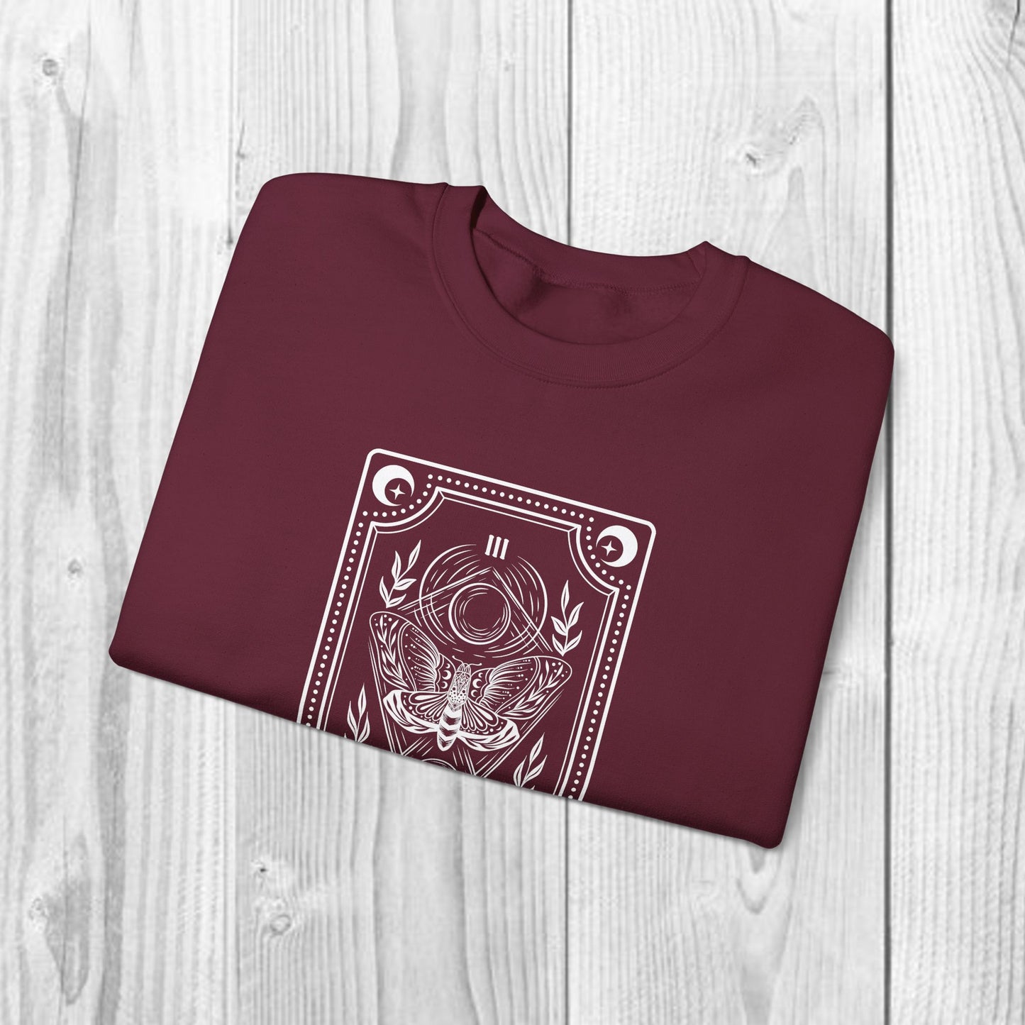 The Empress Tarot Adult Unisex Heavy Blend™ Crewneck Sweatshirt in 7 colors