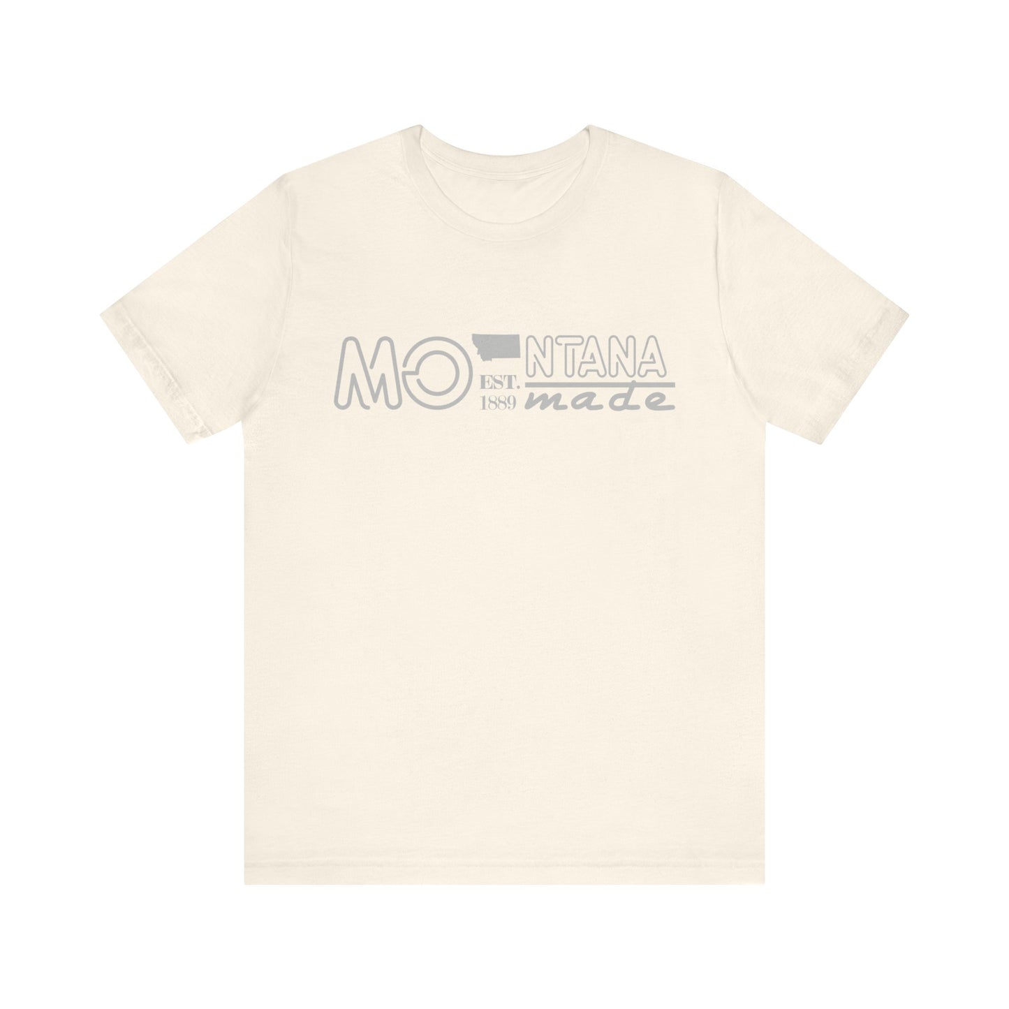 Naked Acres Montana Made 1889 Adult Unisex Jersey Short Sleeve Tee in 8 colors