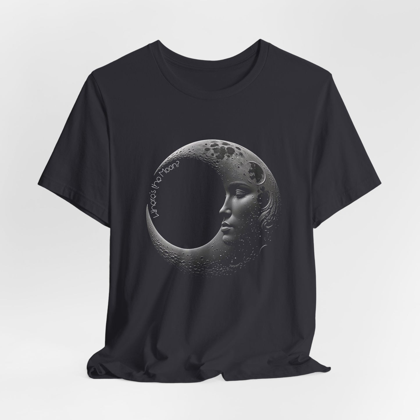 Where's The Moon Adult Unisex Jersey Short Sleeve Tee