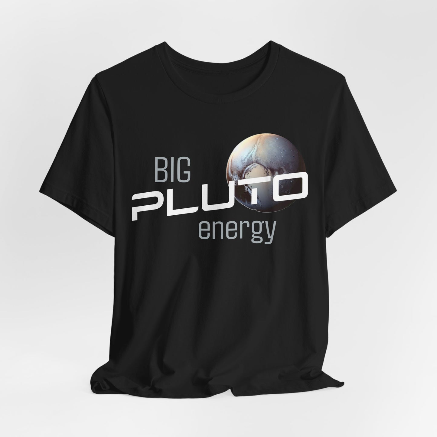 Big Pluto Energy Unisex Jersey Short Sleeve Tee