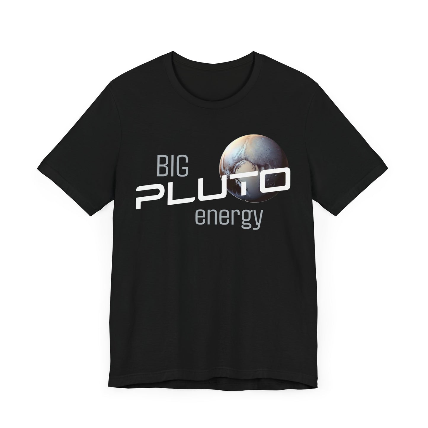 Big Pluto Energy Unisex Jersey Short Sleeve Tee