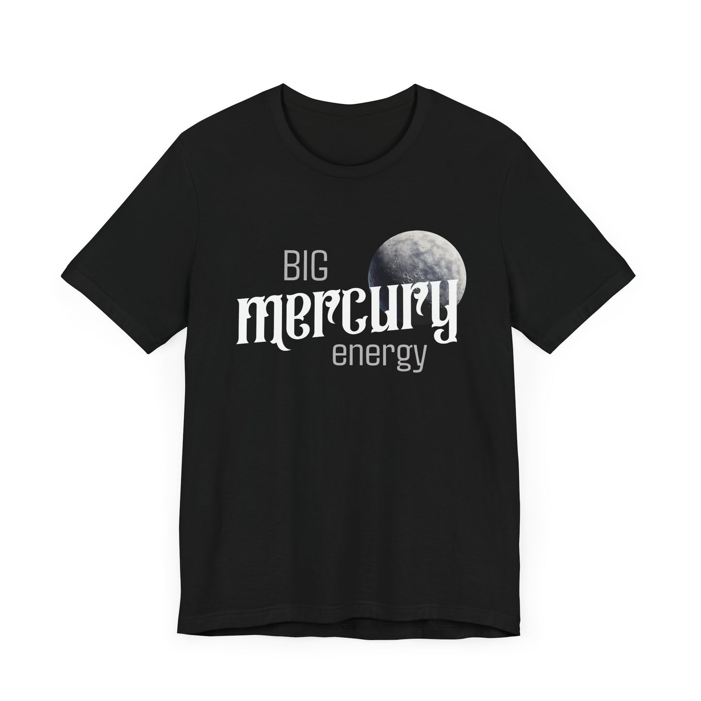 Big Mercury Energy Adult Unisex Jersey Short Sleeve Tee