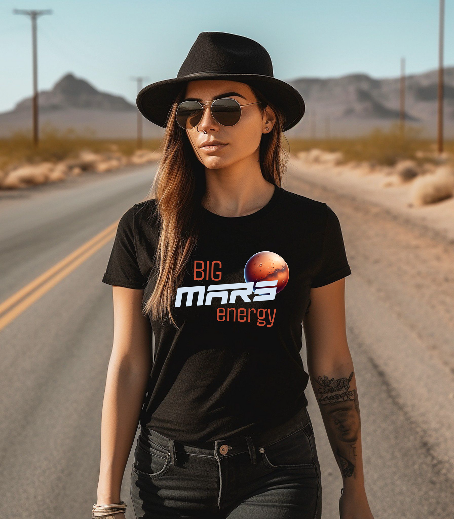 Big Mars Energy Adult Unisex Jersey Short Sleeve Tee