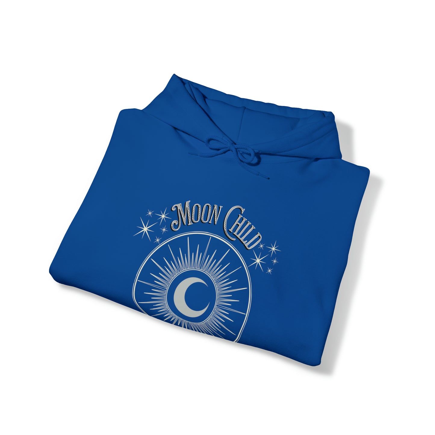 SolLingo Hoodie Moon Child Adult Unisex Heavy Blend™ Hooded Sweatshirt in 8 colors
