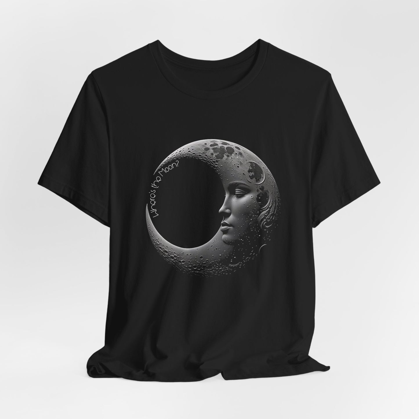 Where's The Moon Adult Unisex Jersey Short Sleeve Tee