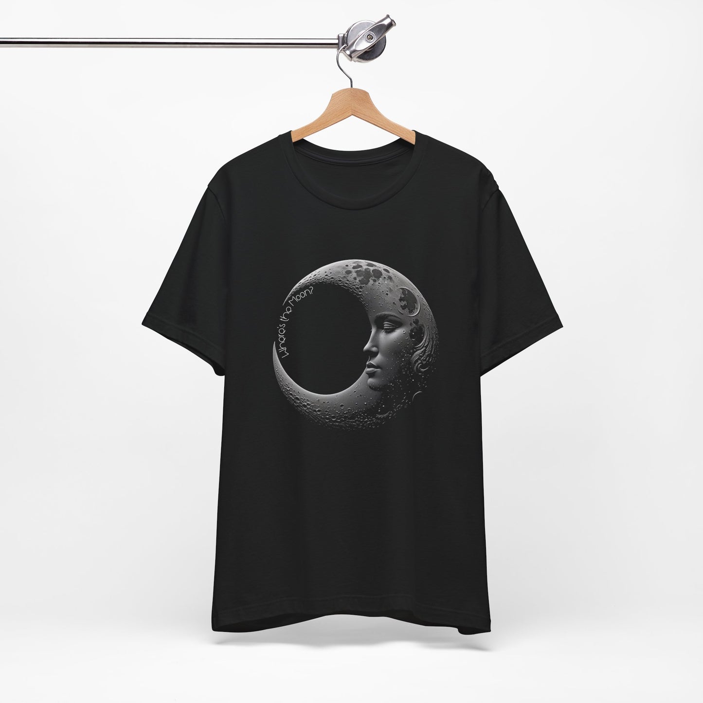 Where's The Moon Adult Unisex Jersey Short Sleeve Tee