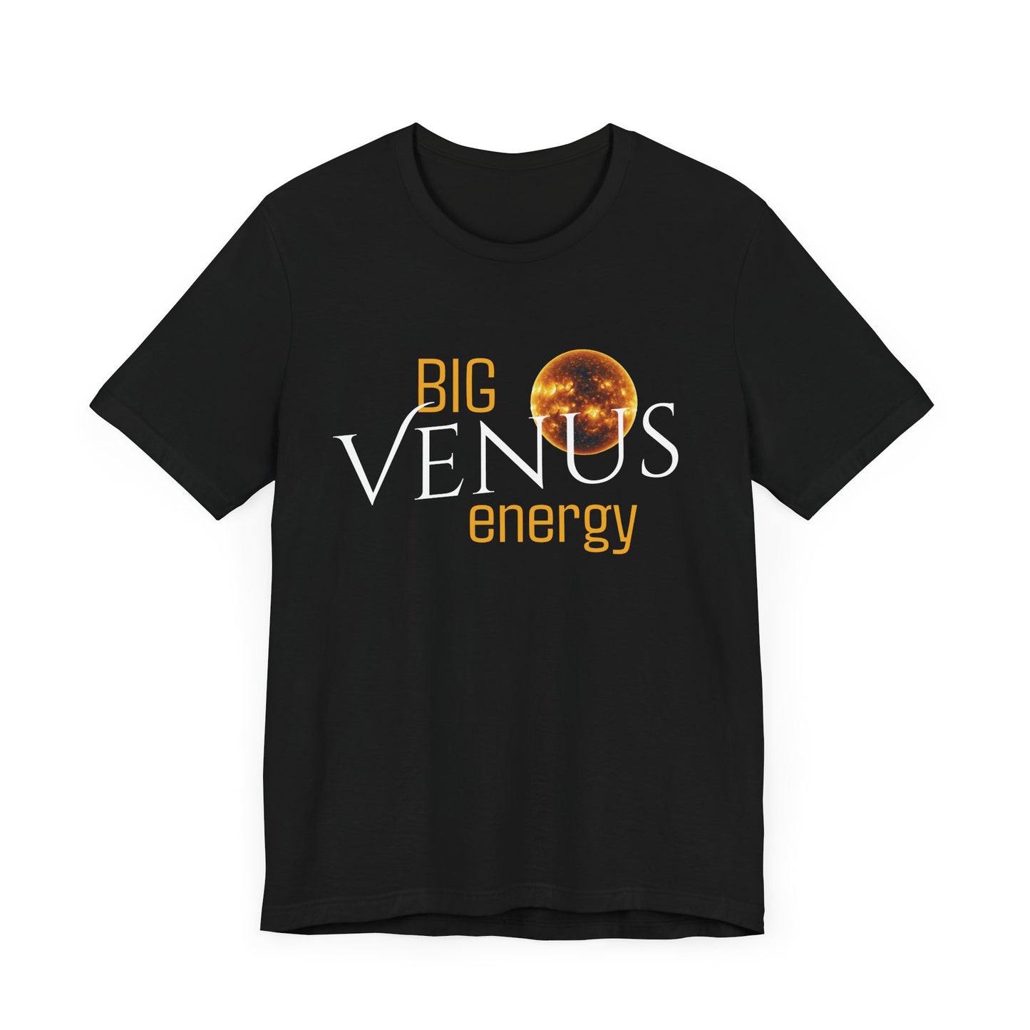 Big Venus Energy Adult Unisex Jersey Short Sleeve Tee