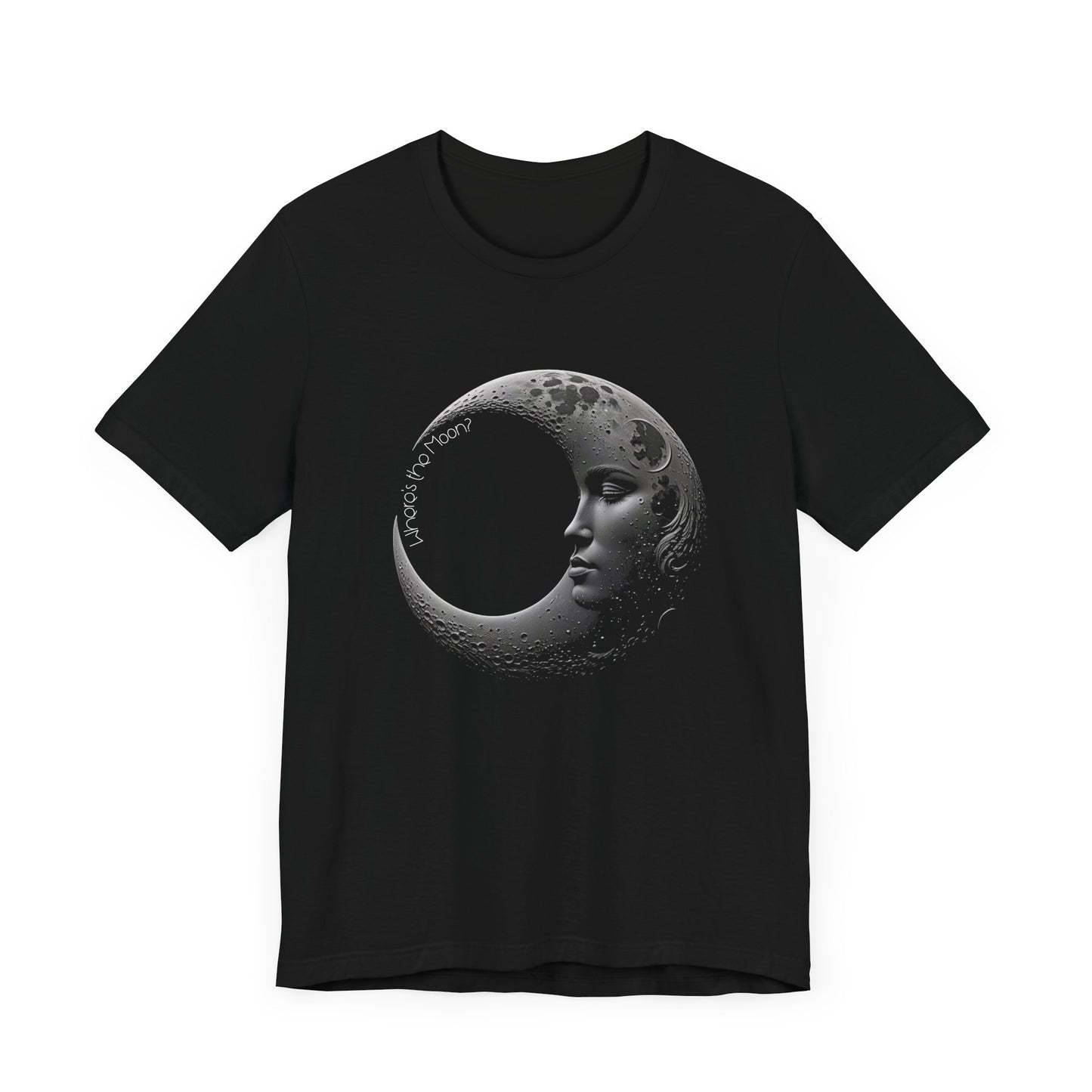 Where's The Moon Adult Unisex Jersey Short Sleeve Tee