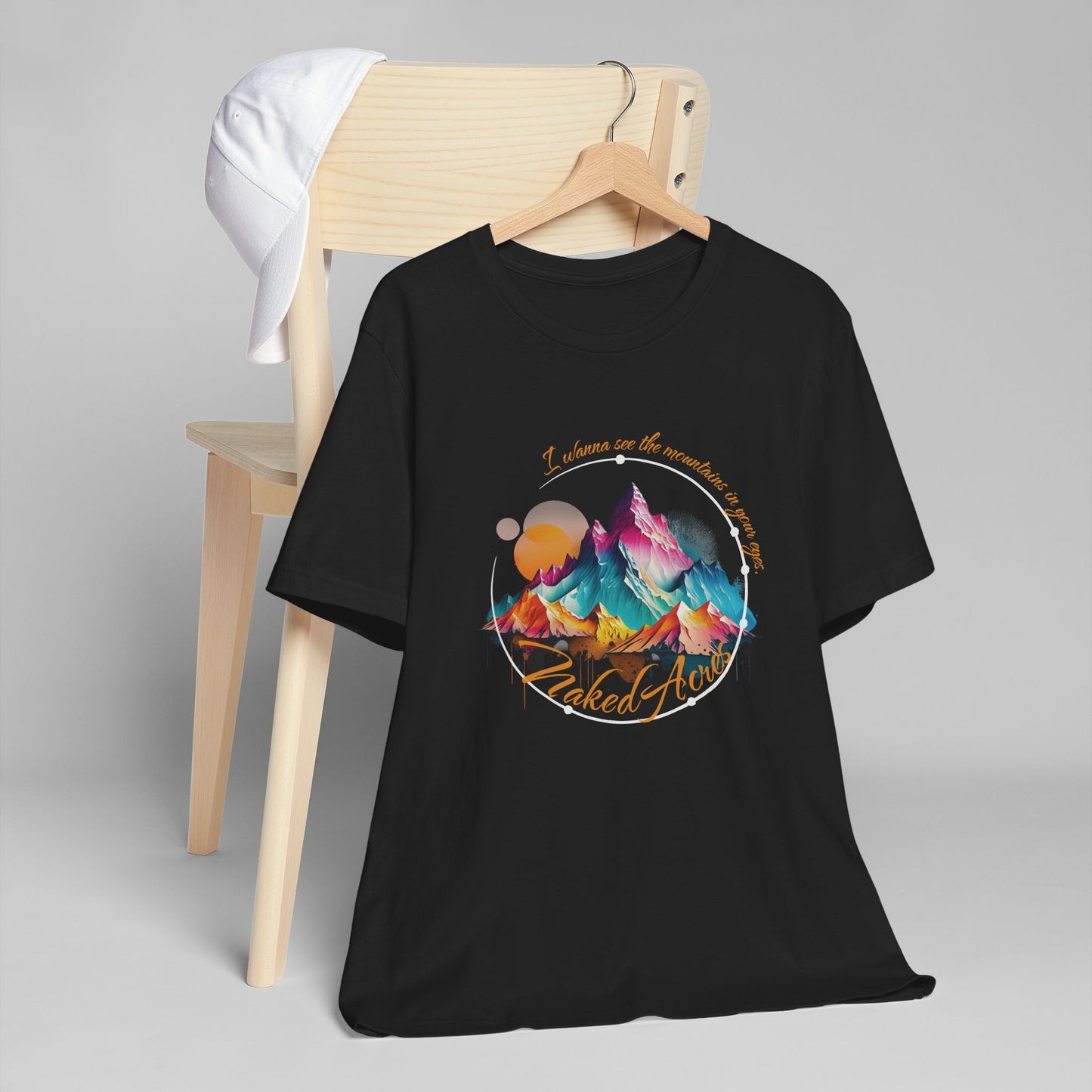 I Wanna See the Mountains in Your Eyes Adult Unisex Jersey Short Sleeve Tee