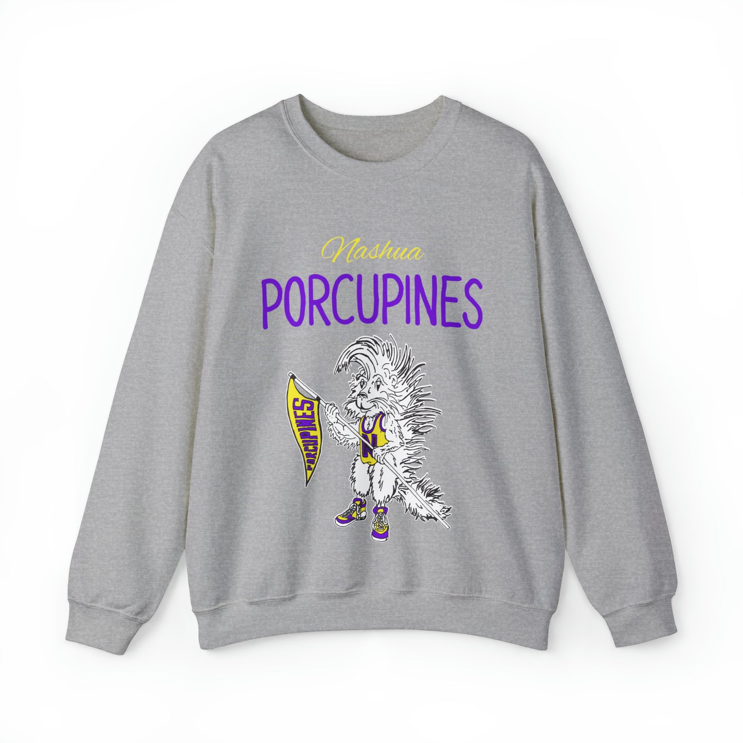 Nashua Porcupines Unisex Heavy Blend™ Crewneck Sweatshirt