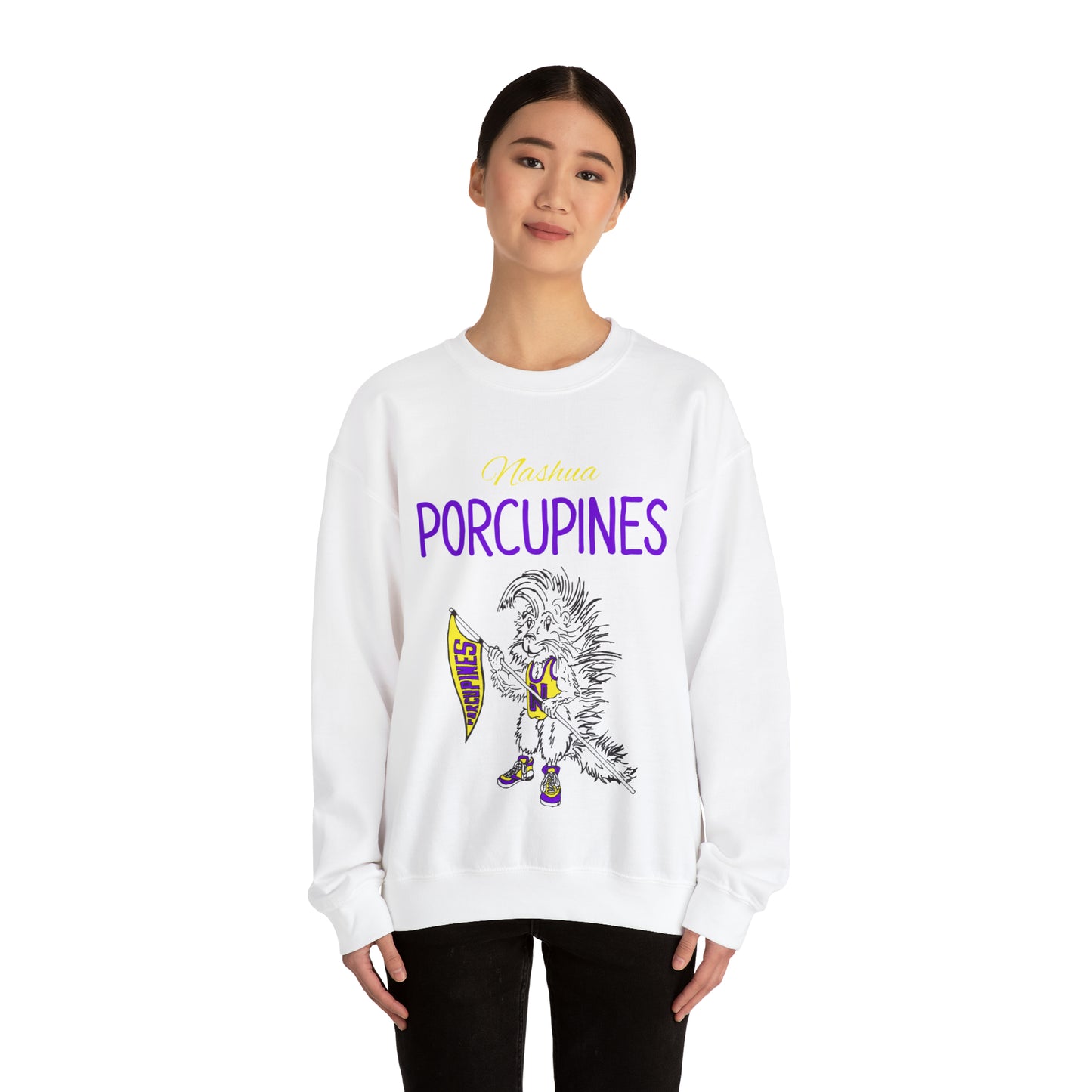 Nashua Porcupines Unisex Heavy Blend™ Crewneck Sweatshirt