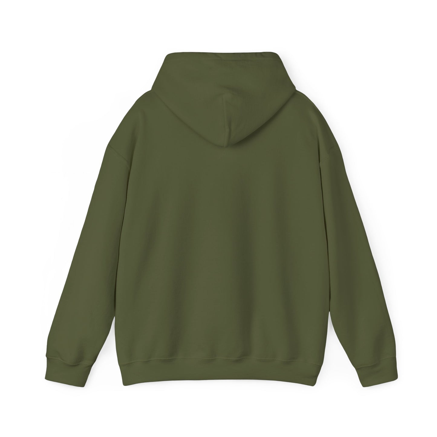 Naked Acres Montana Adult Unisex Heavy Blend™ Hooded Sweatshirt in Black, Military Green, Dark Heather, and Navy