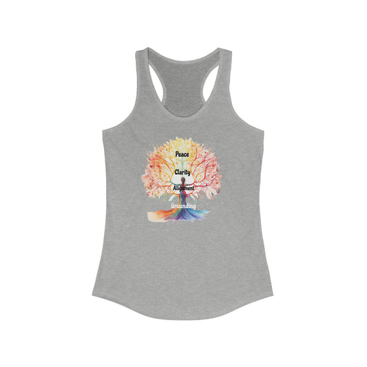 SolLingo Grounding Women's Tree Women's Ideal Racerback Tank