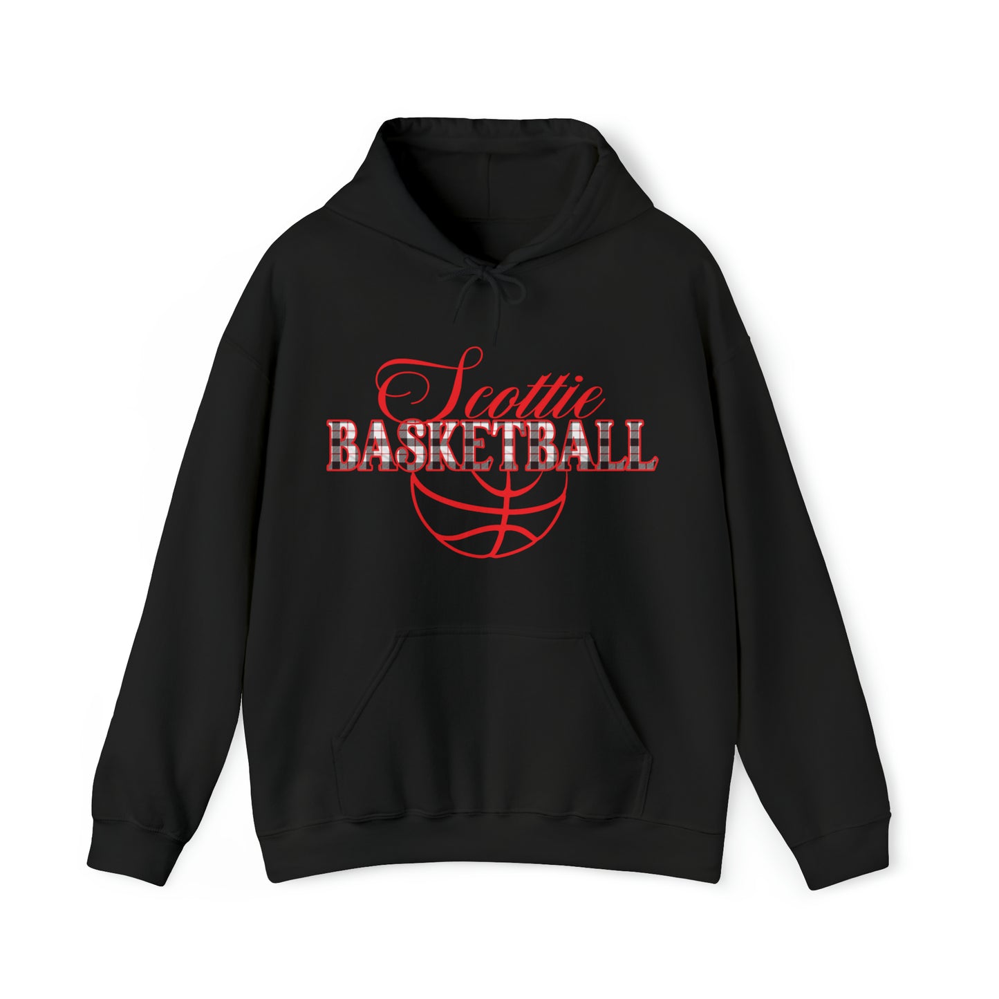 Glasgow Scotties Basketball Adult Unisex Heavy Blend™ Hooded Sweatshirt in Black, Grey or White