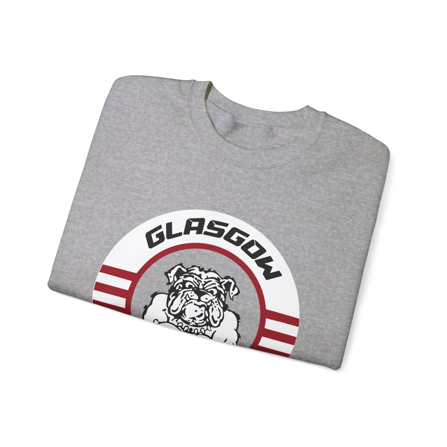 Glasgow Ice Dawgs Adult Unisex Heavy Blend™ Crewneck Sweatshirt in Black, Sport Grey, Dark Heather or White