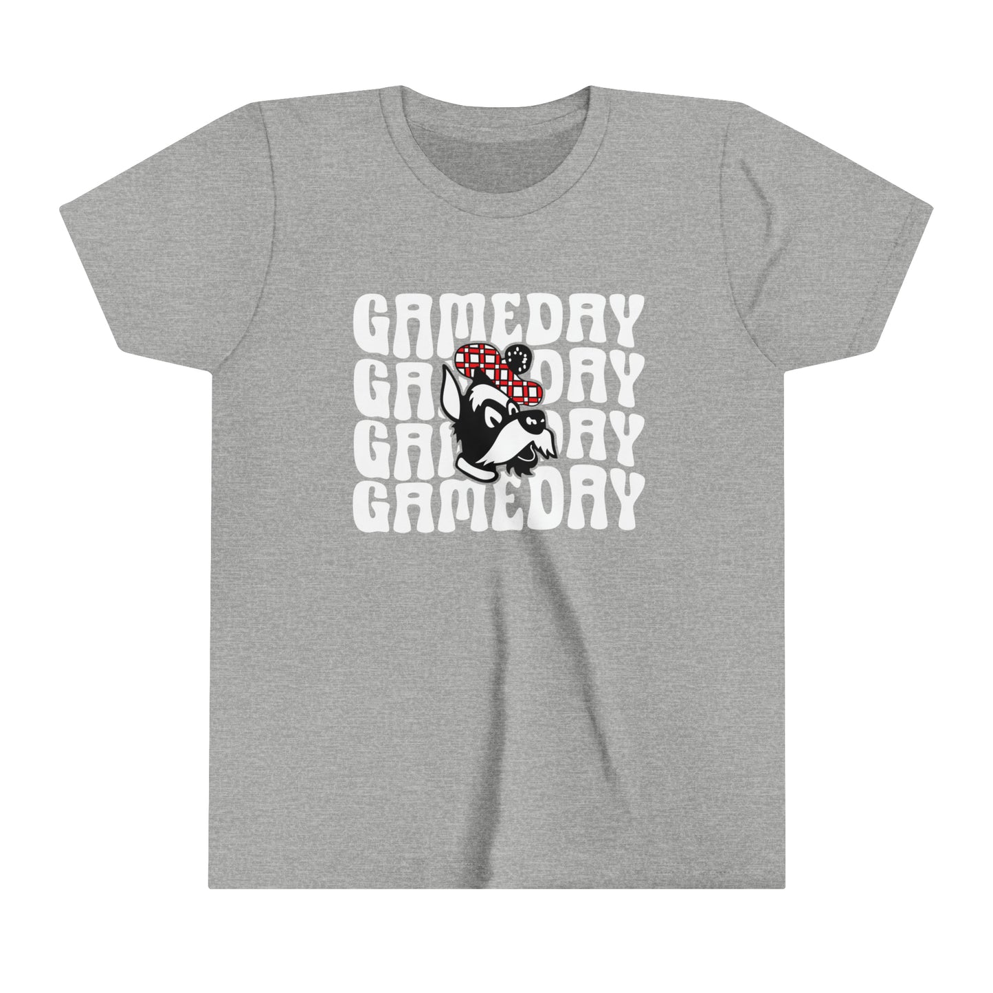 Glasgow Scotties Gameday Youth Short Sleeve Tee in Red, Black, or Grey