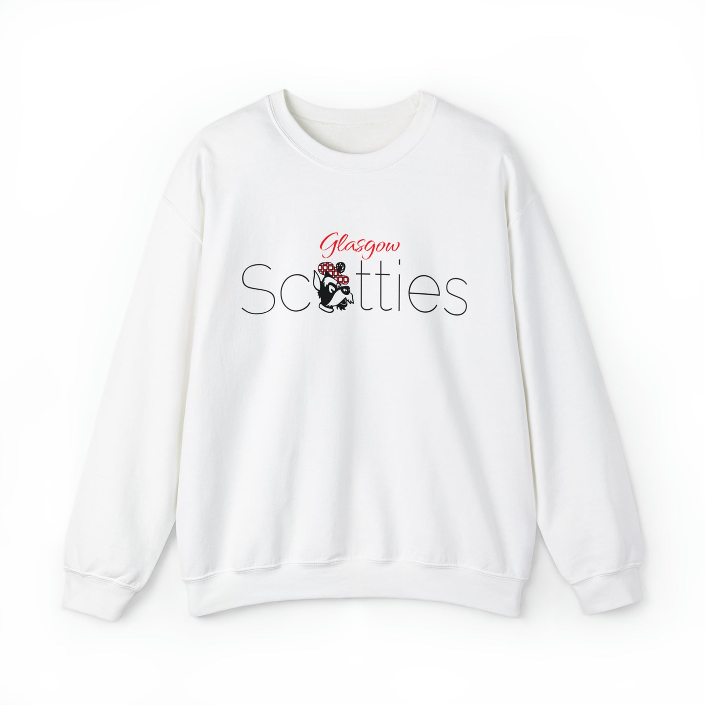 Glasgow Scotties Unisex Heavy Blend™ Crewneck Sweatshirt in White