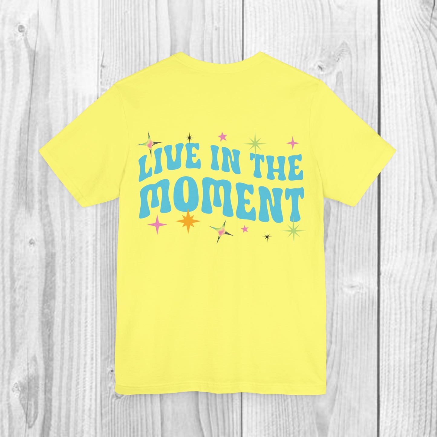 SolLingo Live in the Moment Adult Unisex Jersey Short Sleeve Tee in 9 colors