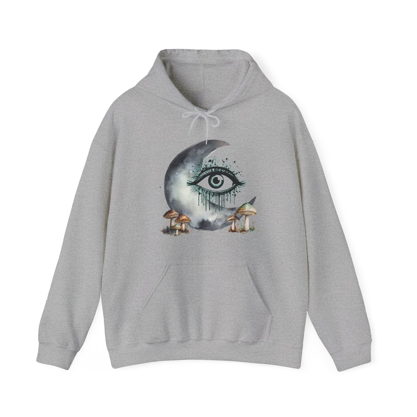 SolLingo Third Eye Moon Unisex Heavy Blend™ Hooded Sweatshirt