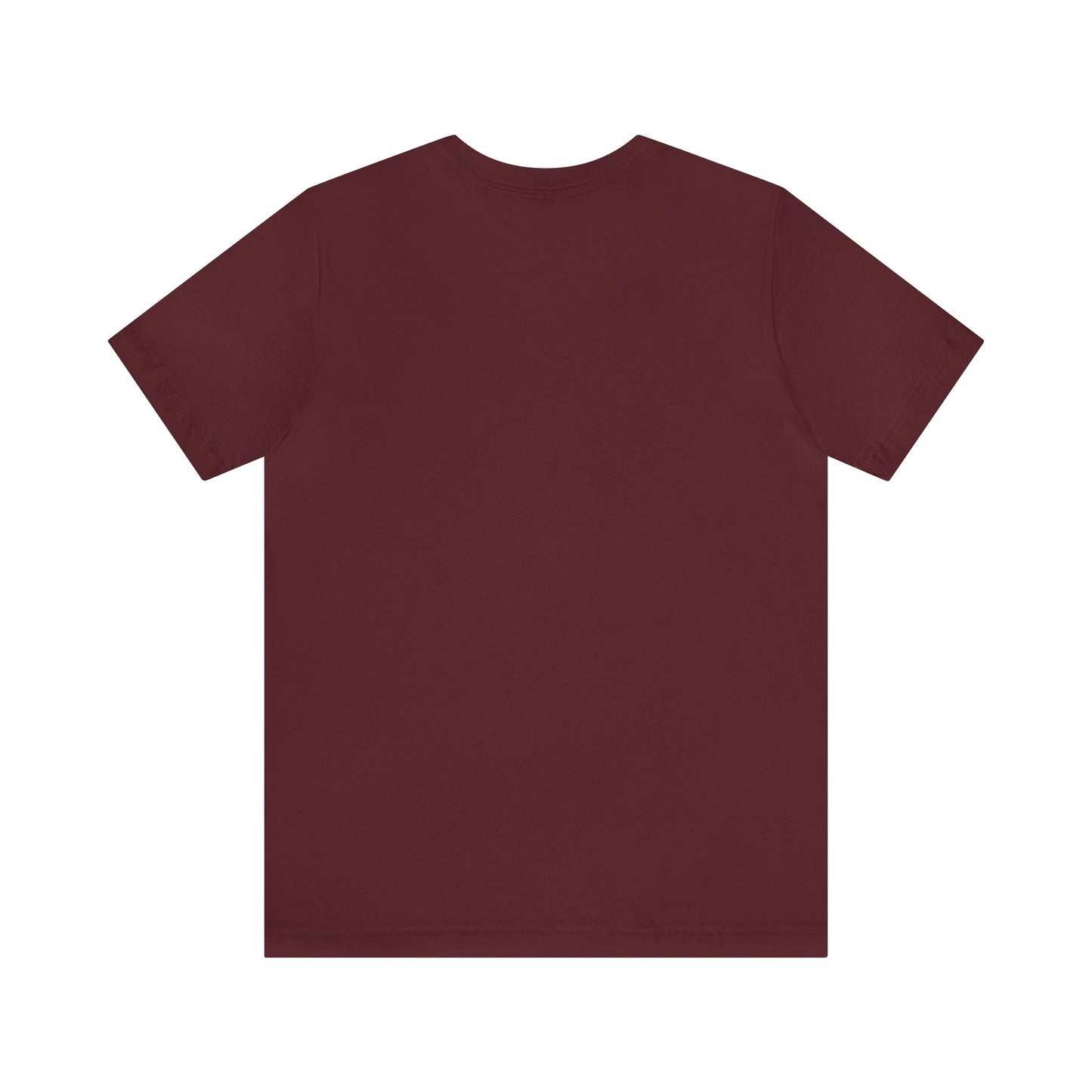 Shelby Coyotes Stacked Outline Adult Unisex Jersey Short Sleeve Tee in Maroon