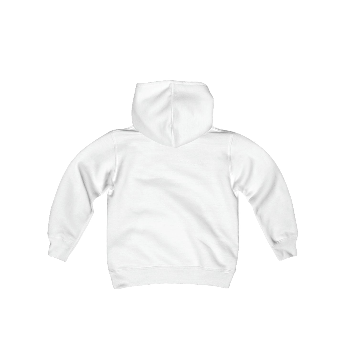 Shelby Coyotes Go Yotes with Mascot Youth Heavy Blend Hooded Sweatshirt in White or Grey, Black, or Heathered Charcoal