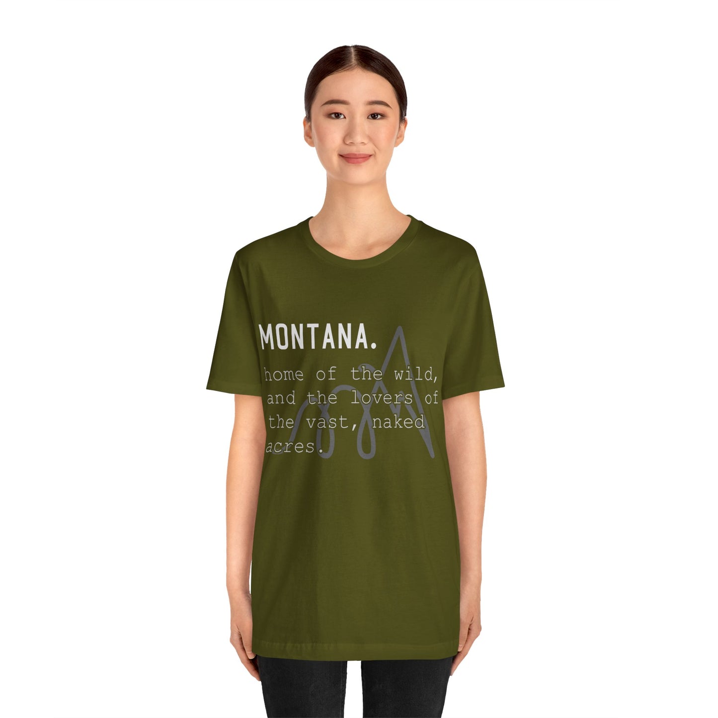 Naked Acres Montana Adult Unisex Jersey Short Sleeve Tee in 9 colors