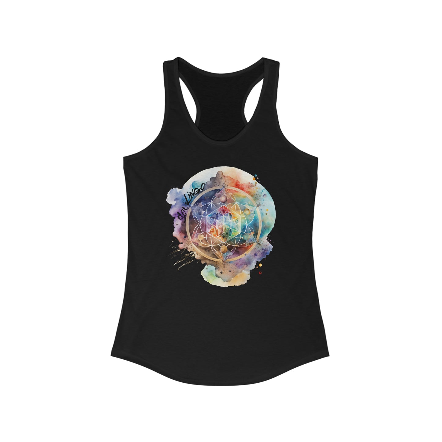 SolLingo Geo Symbol Women's Ideal Racerback Tank