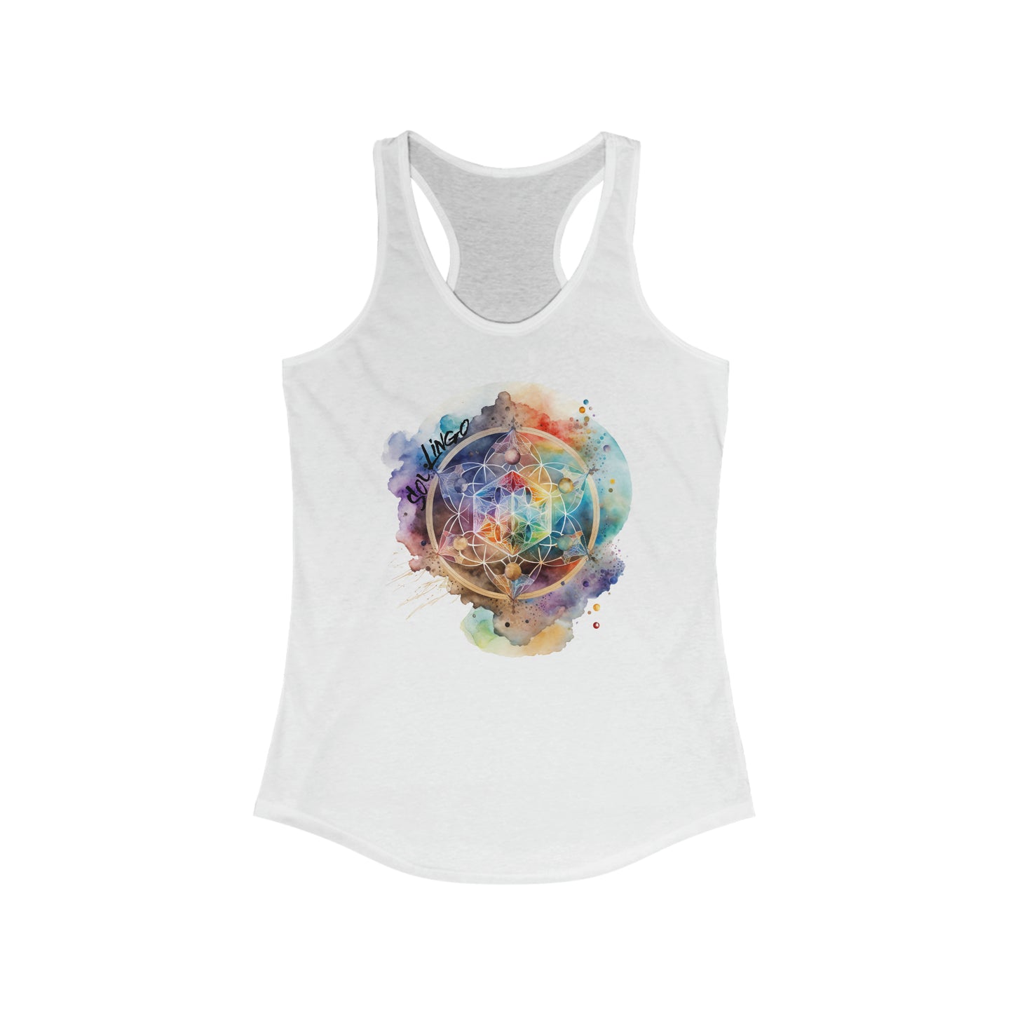 SolLingo Geo Symbol Women's Ideal Racerback Tank