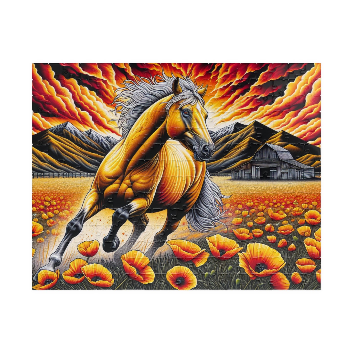 Puzzle- Palomino and Poppy (110, 252, 520, 1014-piece)