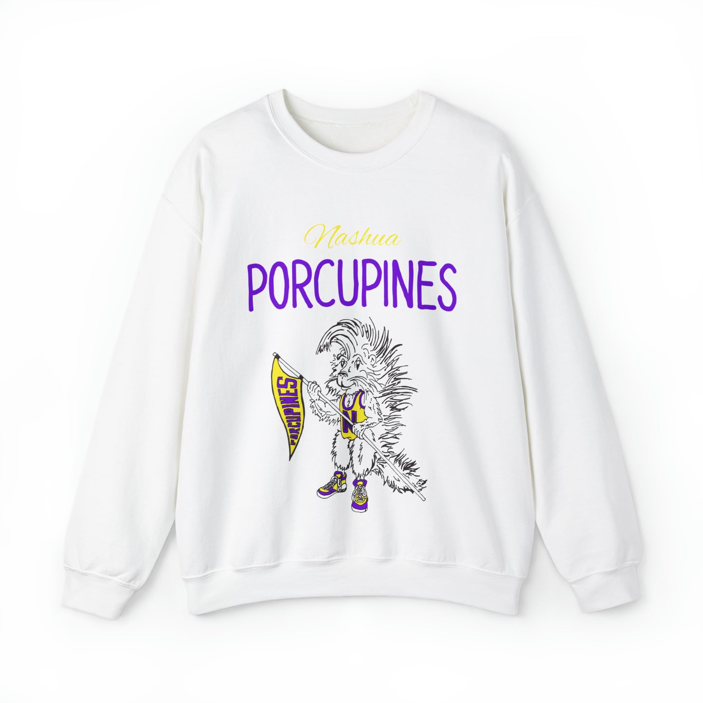 Nashua Porcupines Unisex Heavy Blend™ Crewneck Sweatshirt