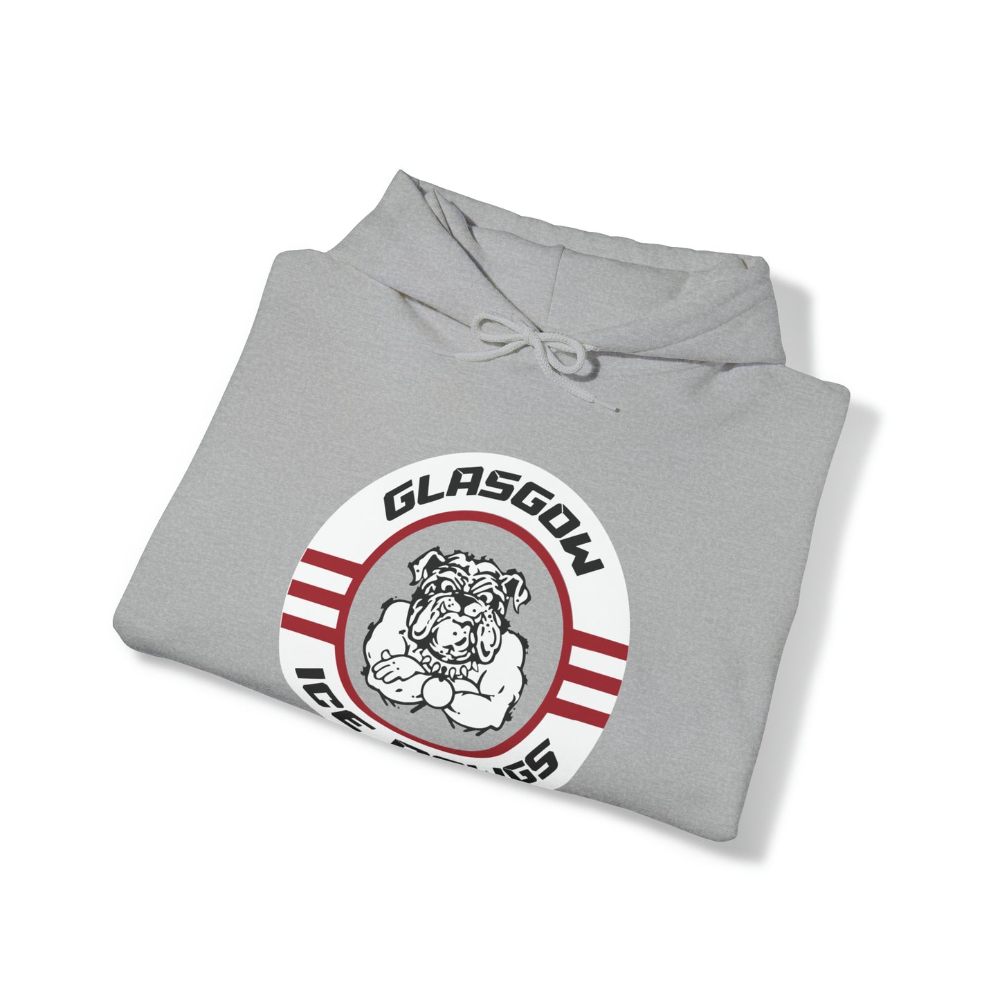 Glasgow Ice Dawgs Adult Unisex Heavy Blend™ Hooded Sweatshirt in Black, White, or Grey