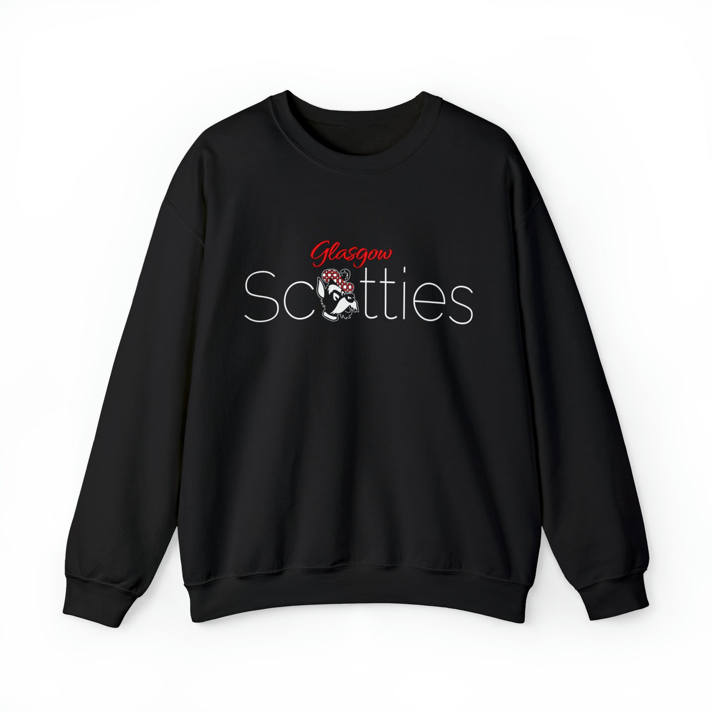 Glasgow Scotties Unisex Heavy Blend™ Crewneck Sweatshirt in Black