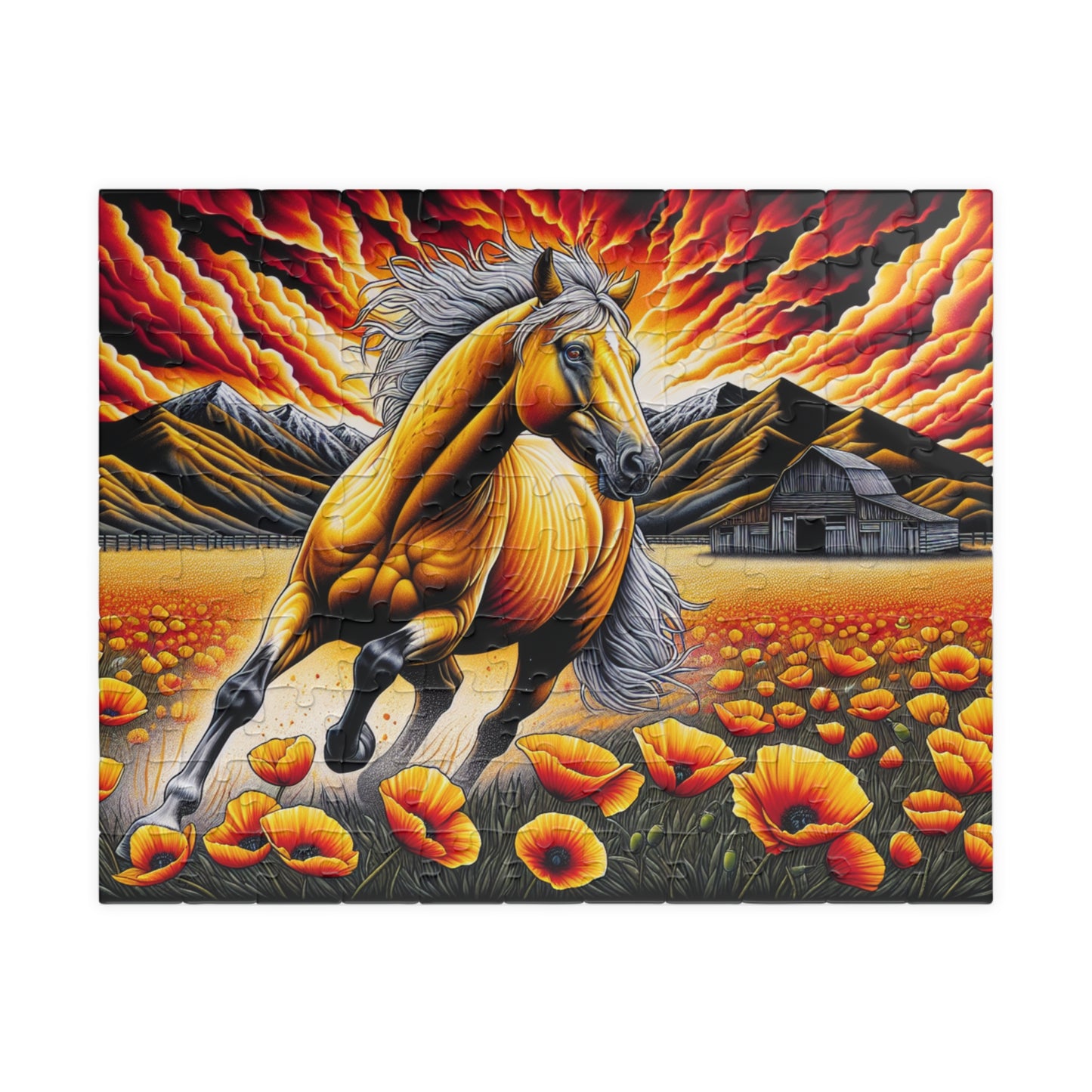 Puzzle- Palomino and Poppy (110, 252, 520, 1014-piece)