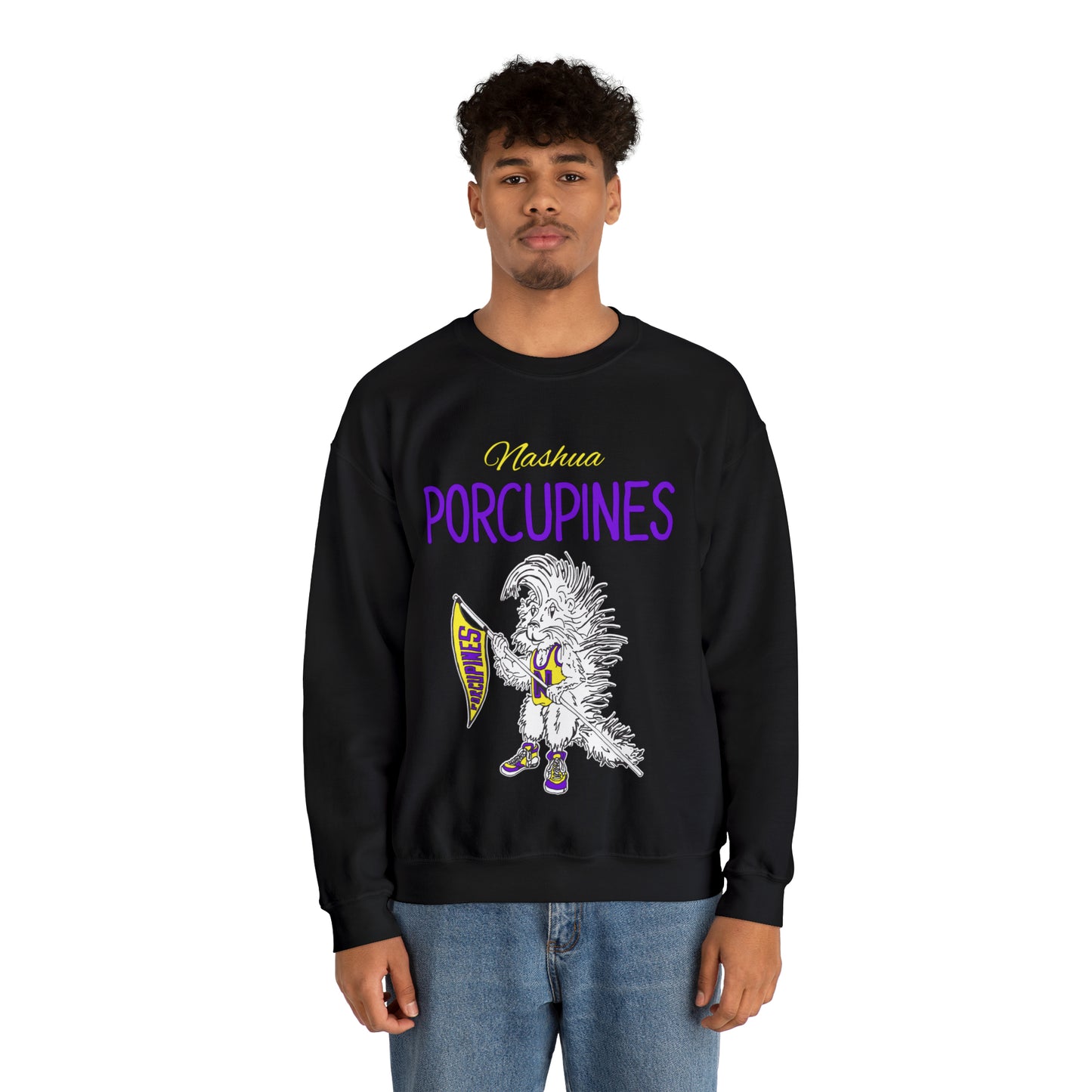 Nashua Porcupines Unisex Heavy Blend™ Crewneck Sweatshirt