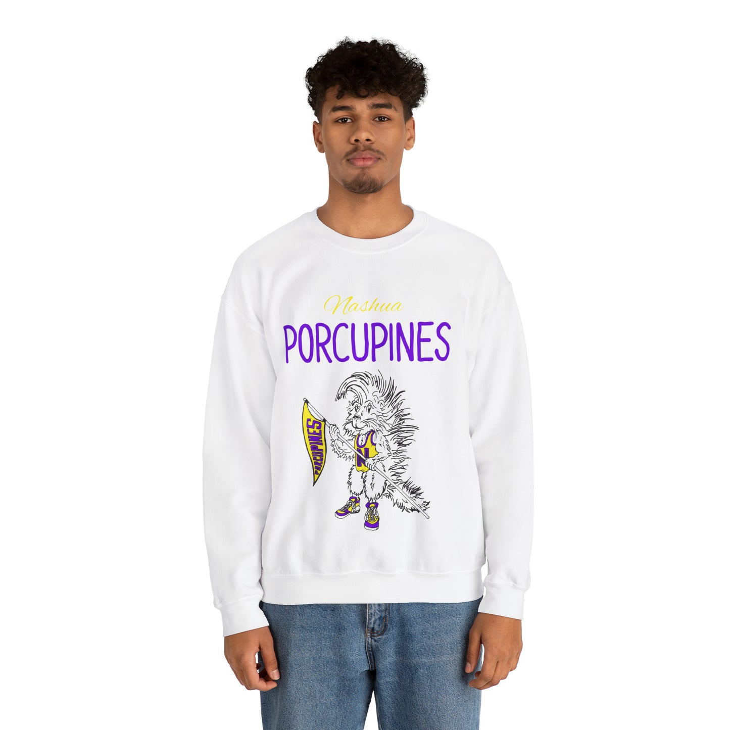 Nashua Porcupines Unisex Heavy Blend™ Crewneck Sweatshirt