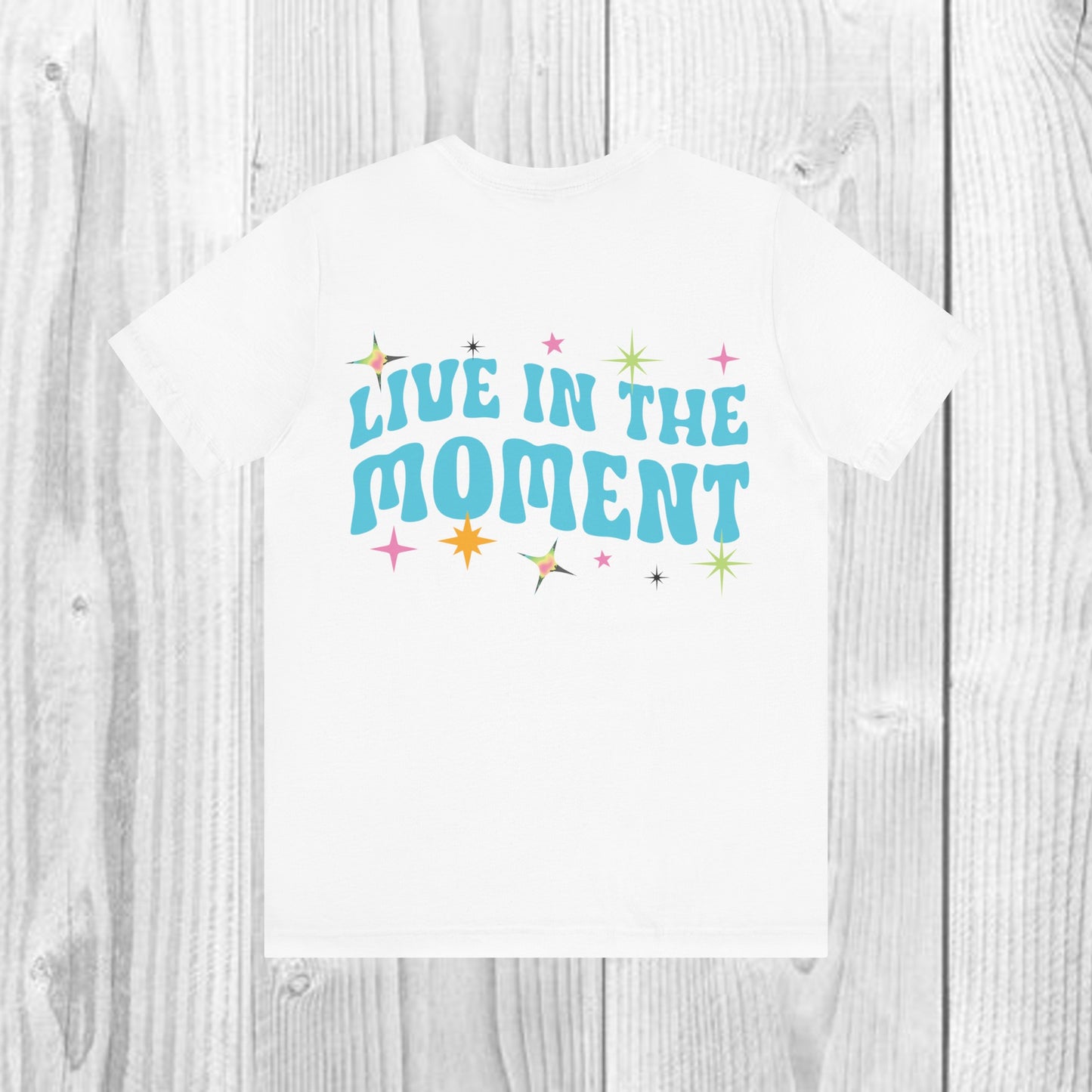 SolLingo Live in the Moment Adult Unisex Jersey Short Sleeve Tee in 9 colors