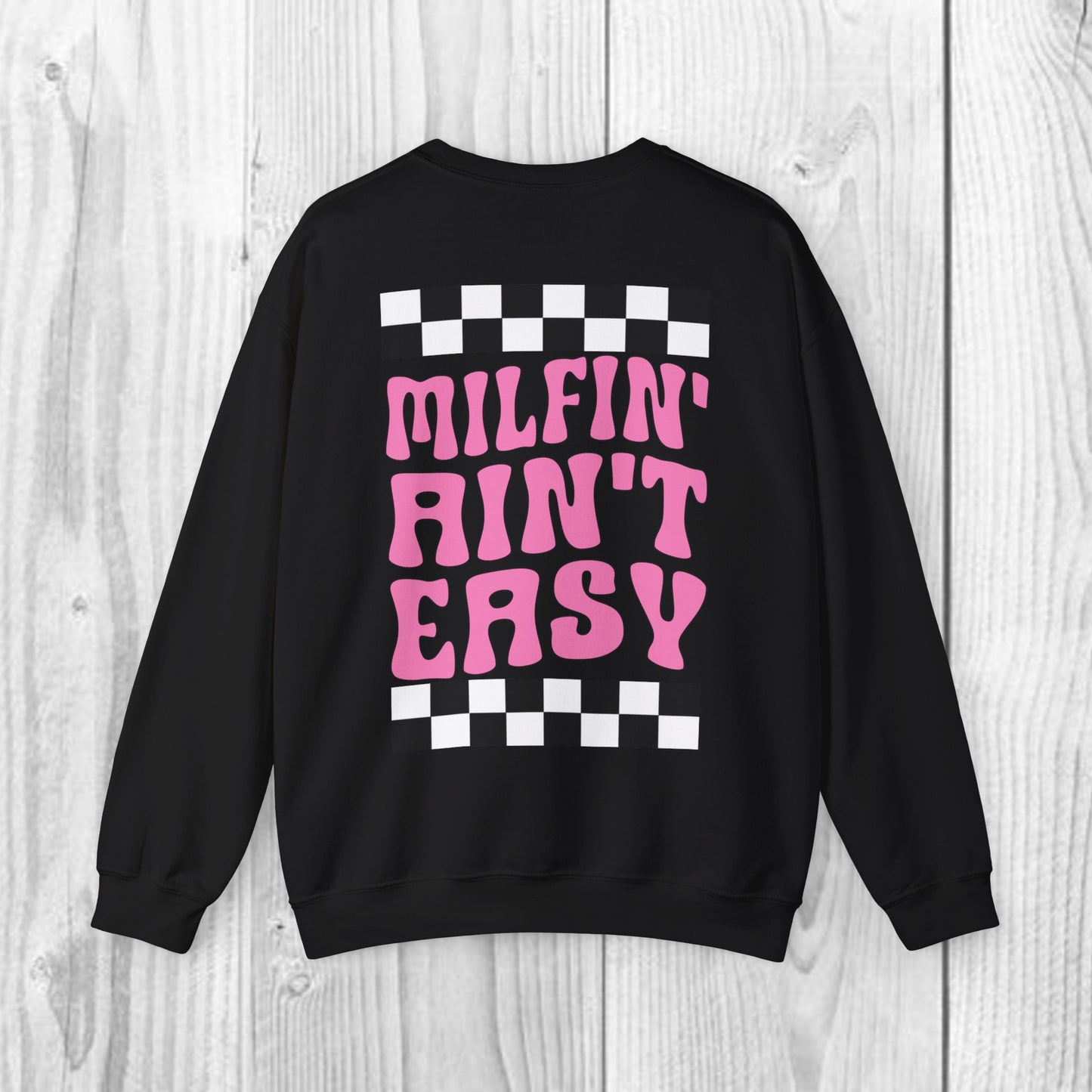 Sol Lingo Milfin' Ain't Easy Adult Unisex Heavy Blend™ Crewneck Sweatshirt in 7 colors