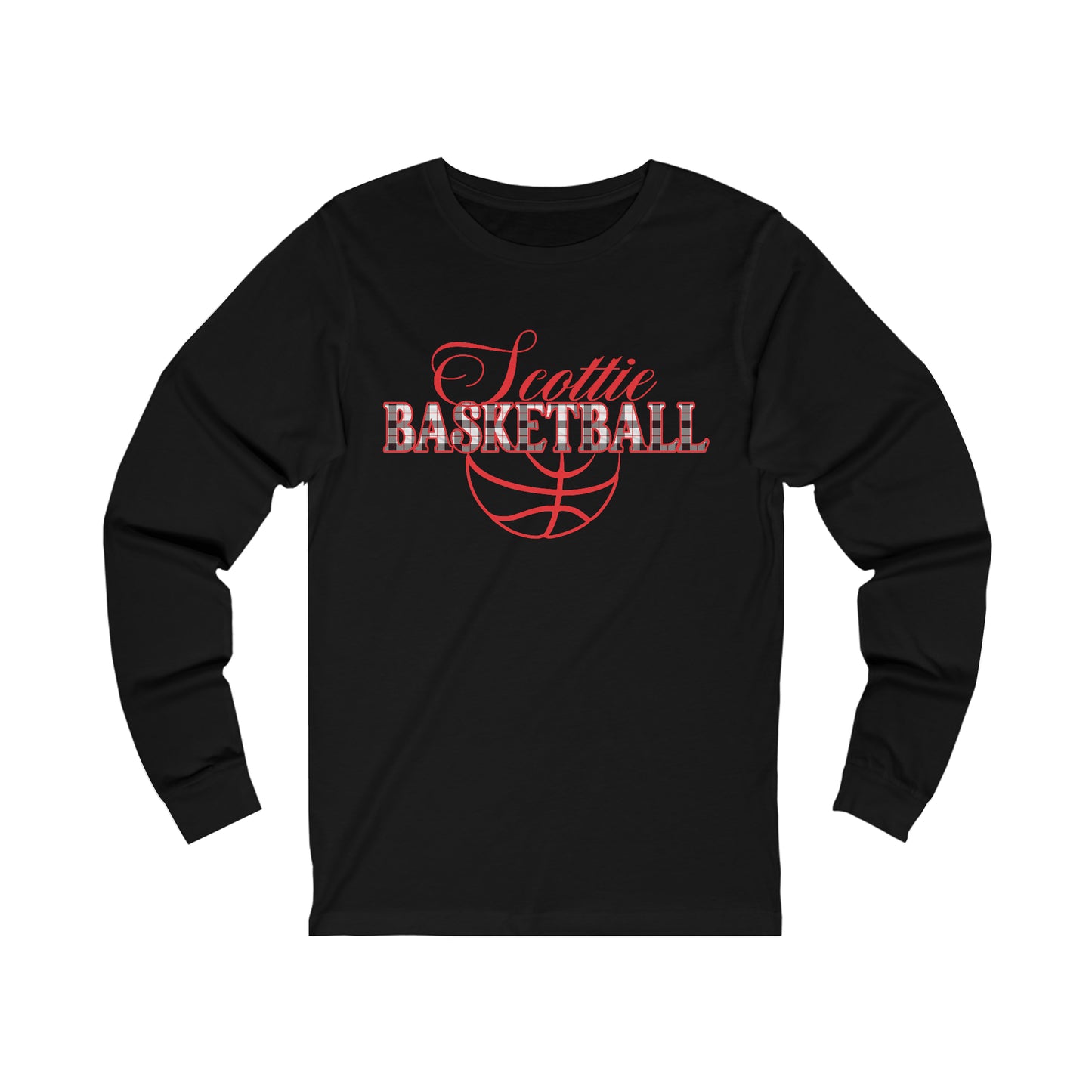 Glasgow Scotties Basketball Adult Unisex Jersey Long Sleeve Tee