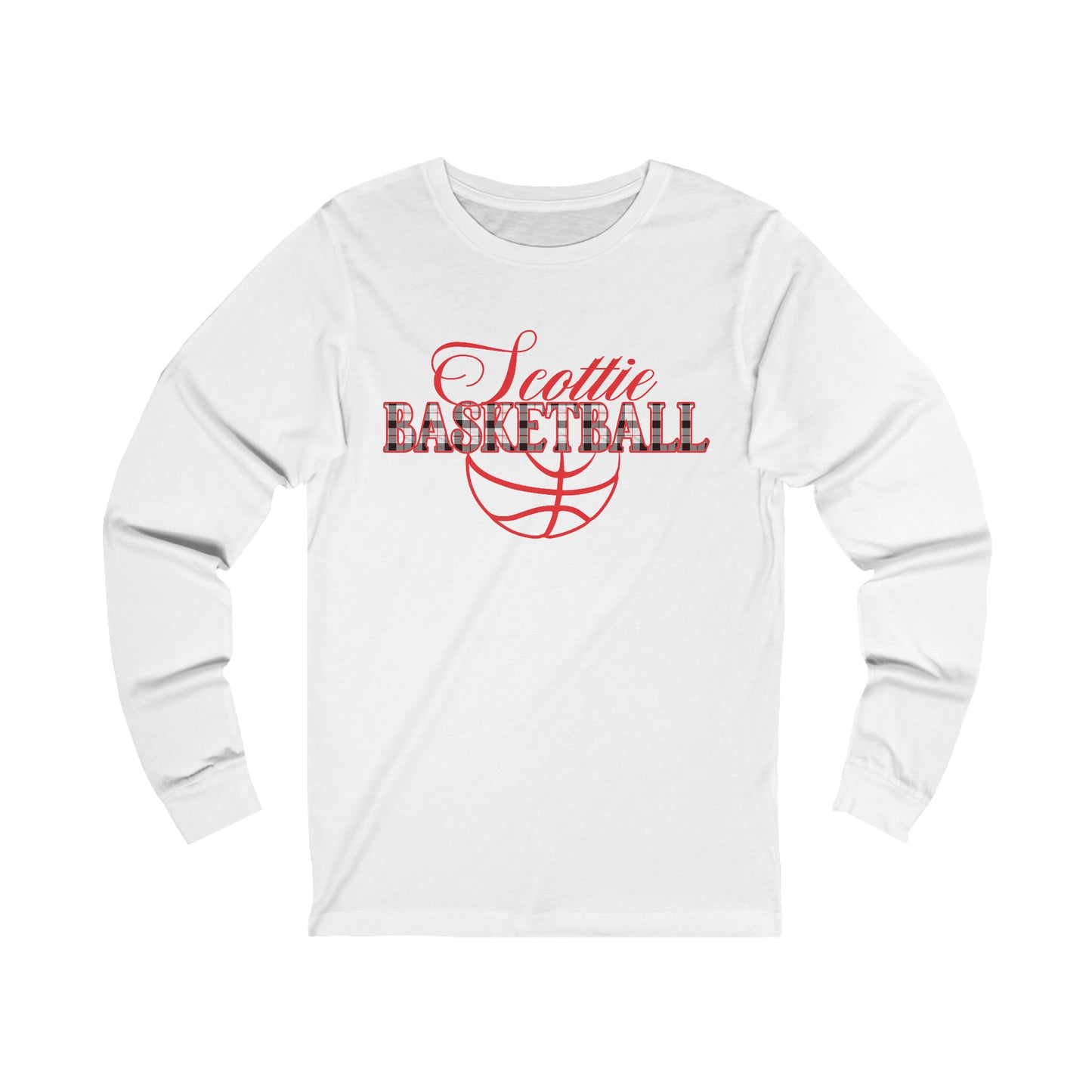 Glasgow Scotties Basketball Adult Unisex Jersey Long Sleeve Tee