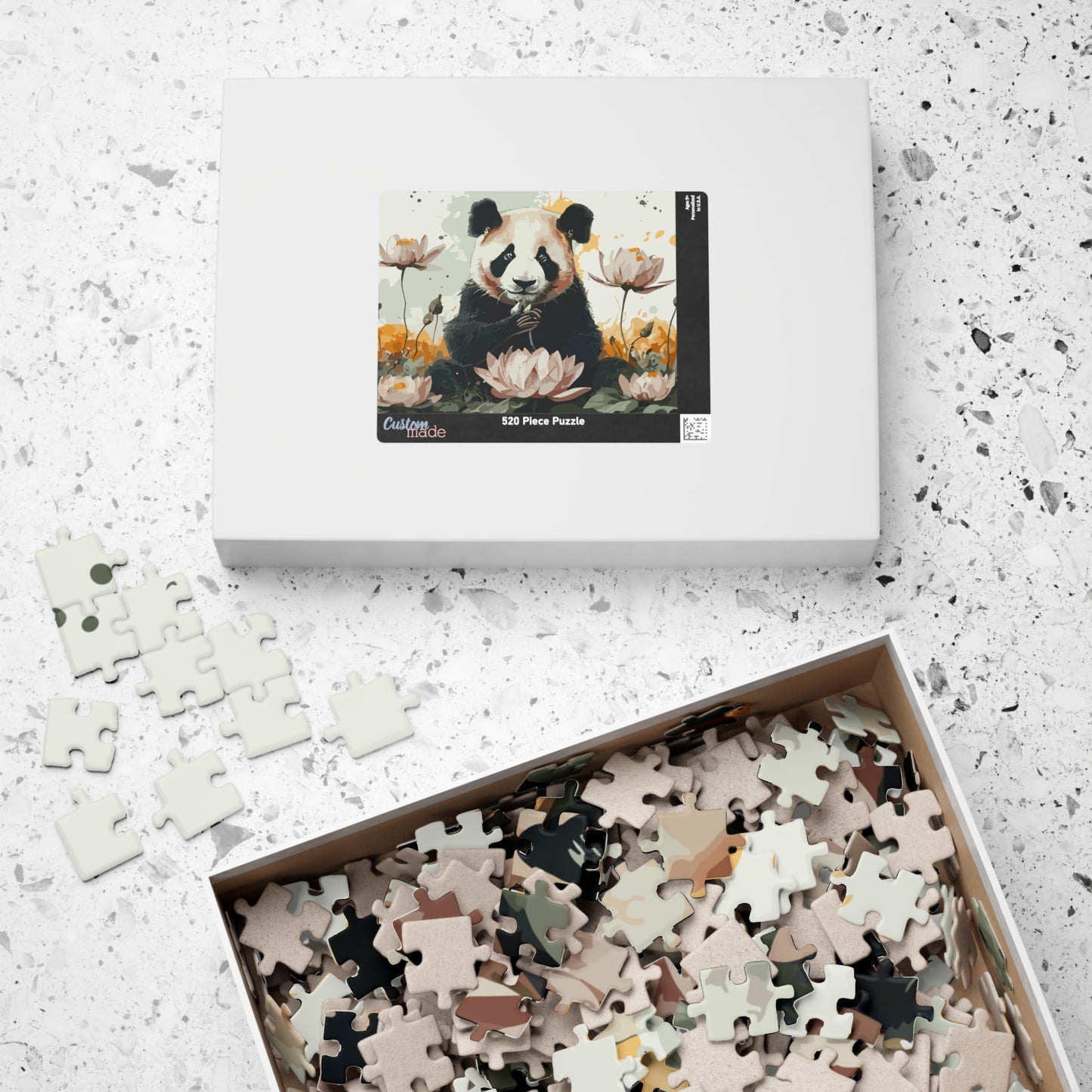 Puzzle- Panda (110, 252, 520, 1014-piece)