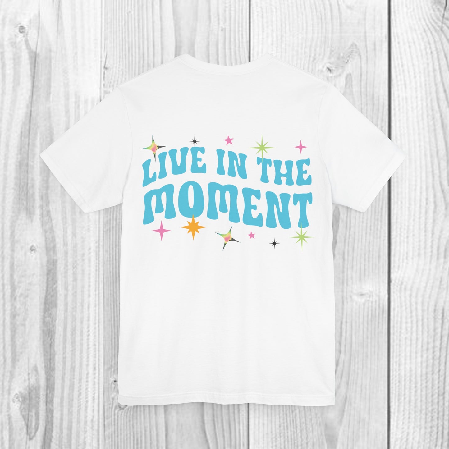 SolLingo Live in the Moment Adult Unisex Jersey Short Sleeve Tee in 9 colors