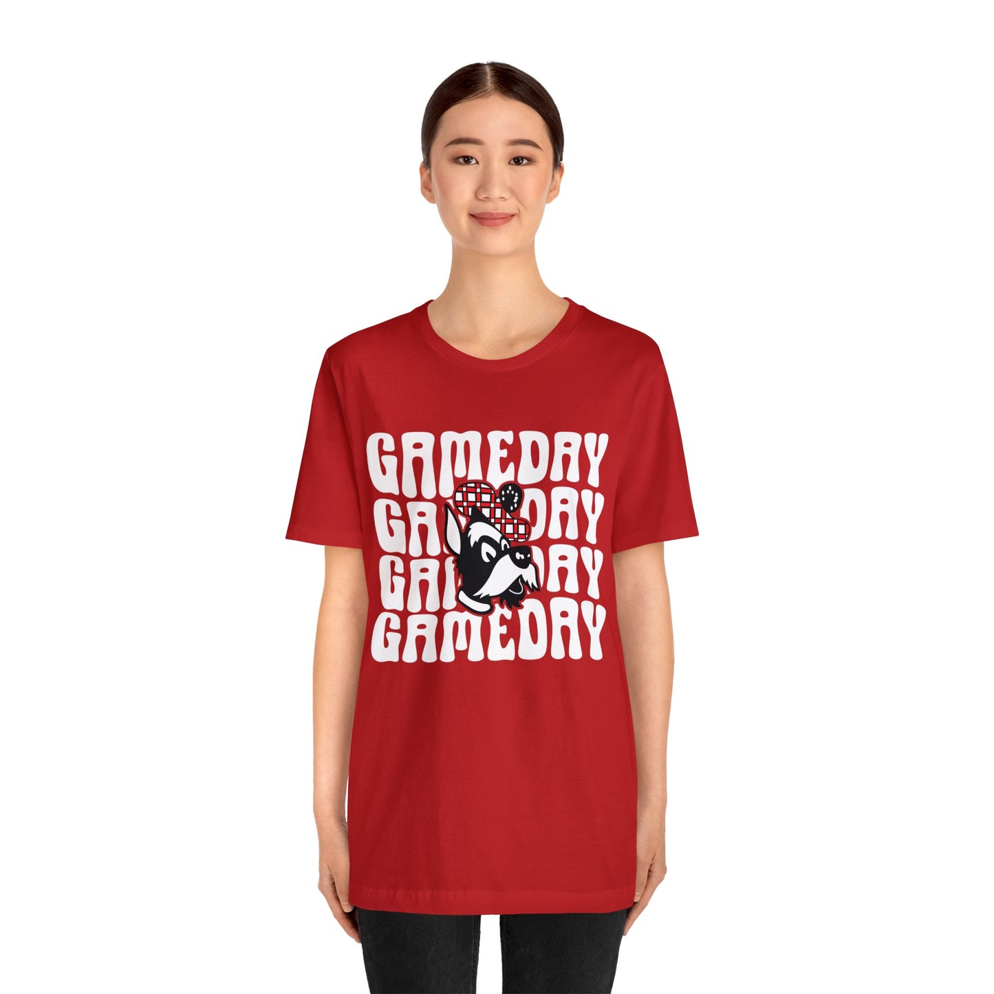 Glasgow Scotties Gameday Tee Adult Unisex Jersey Short Sleeve Tee in Black, Red, or Grey