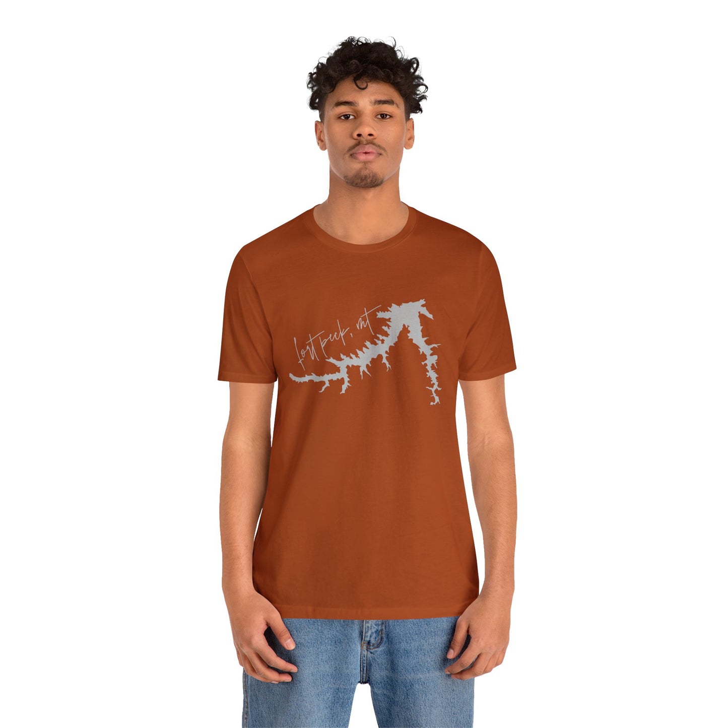 Naked Acres Fort Peck, MT Adult Unisex Jersey Short Sleeve Tee in 8 colors