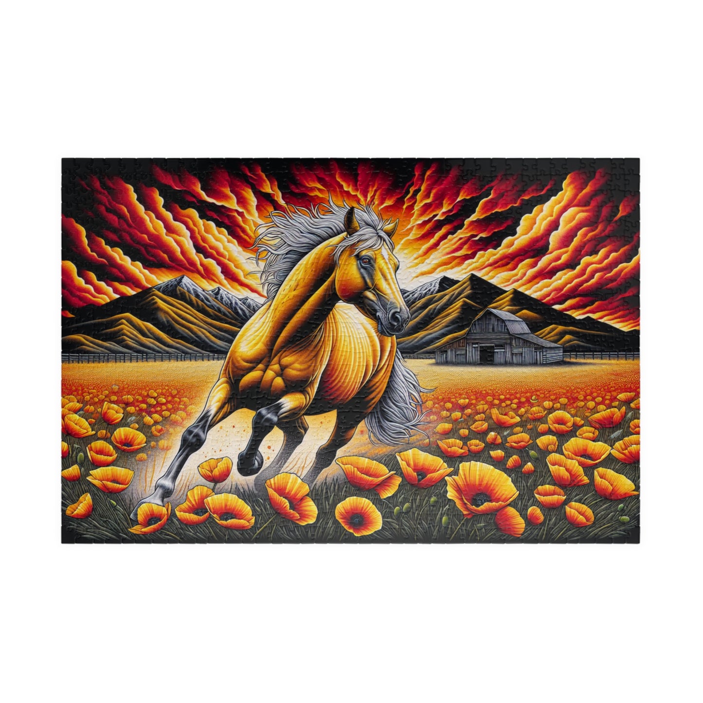 Puzzle- Palomino and Poppy (110, 252, 520, 1014-piece)