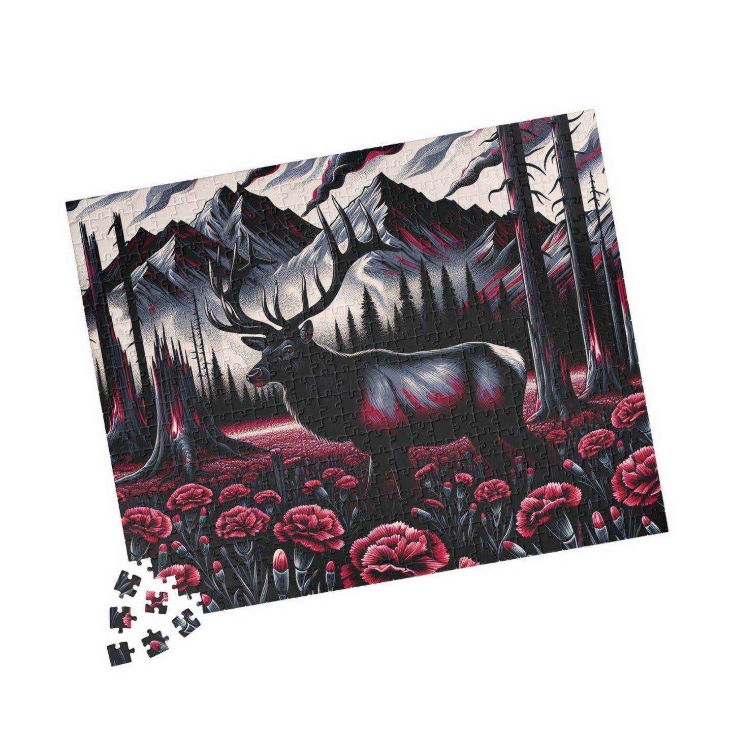 Puzzle- Phantom Elk (110, 252, 520, 1014-piece)