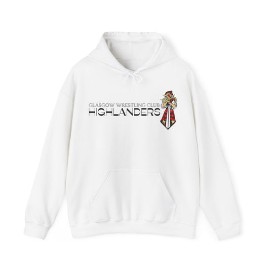 Glasgow Highlanders for her Adult Unisex Heavy Blend™ Hooded Sweatshirt in Red, White, or Sport Grey