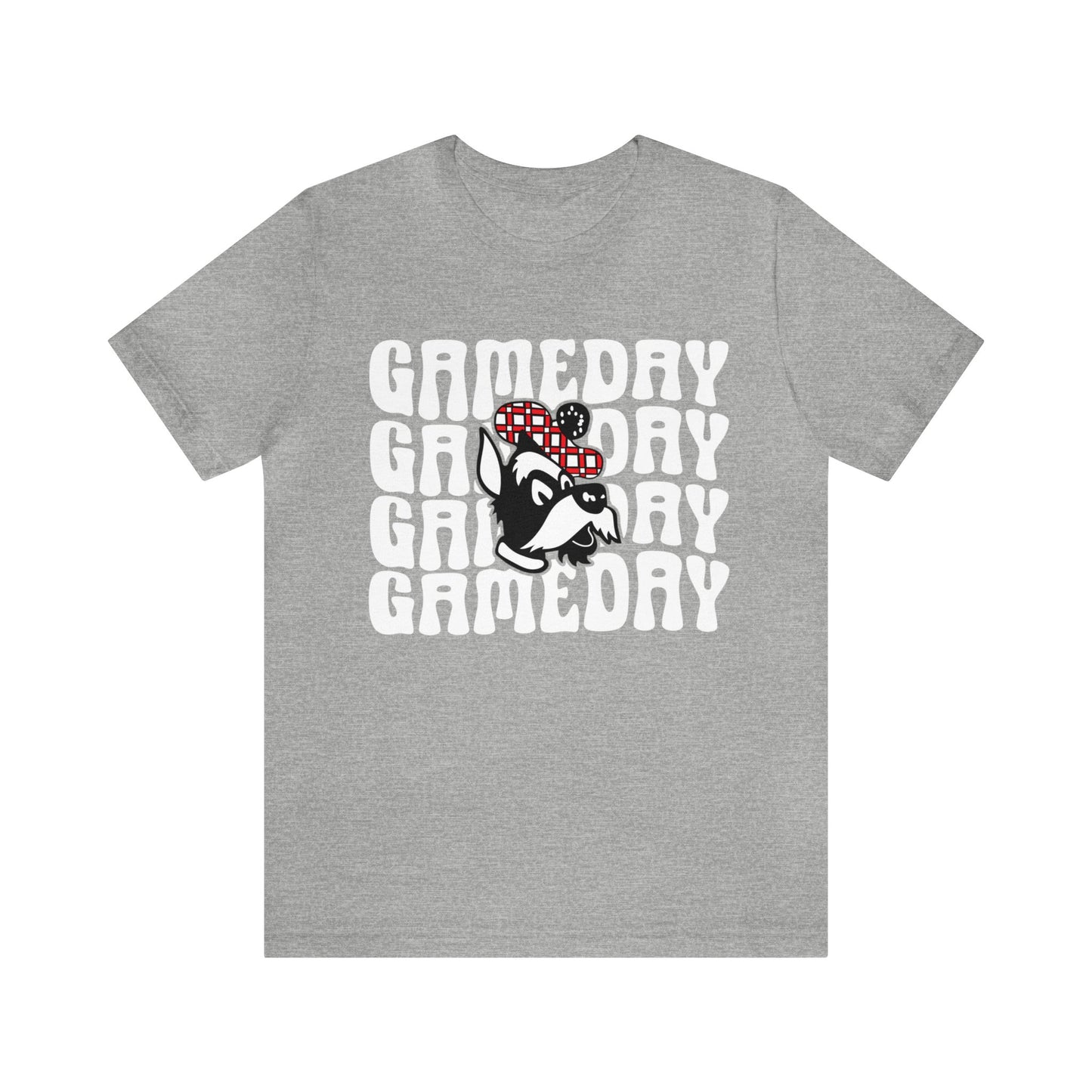 Glasgow Scotties Gameday Tee Adult Unisex Jersey Short Sleeve Tee in Black, Red, or Grey